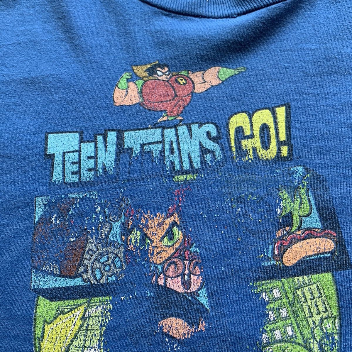 Cartoon Network Vintage 2000s Teen Titans Go! DC Comics Graphic T Shirt XS Size US XS / EU 42 / 0 - 3 Thumbnail