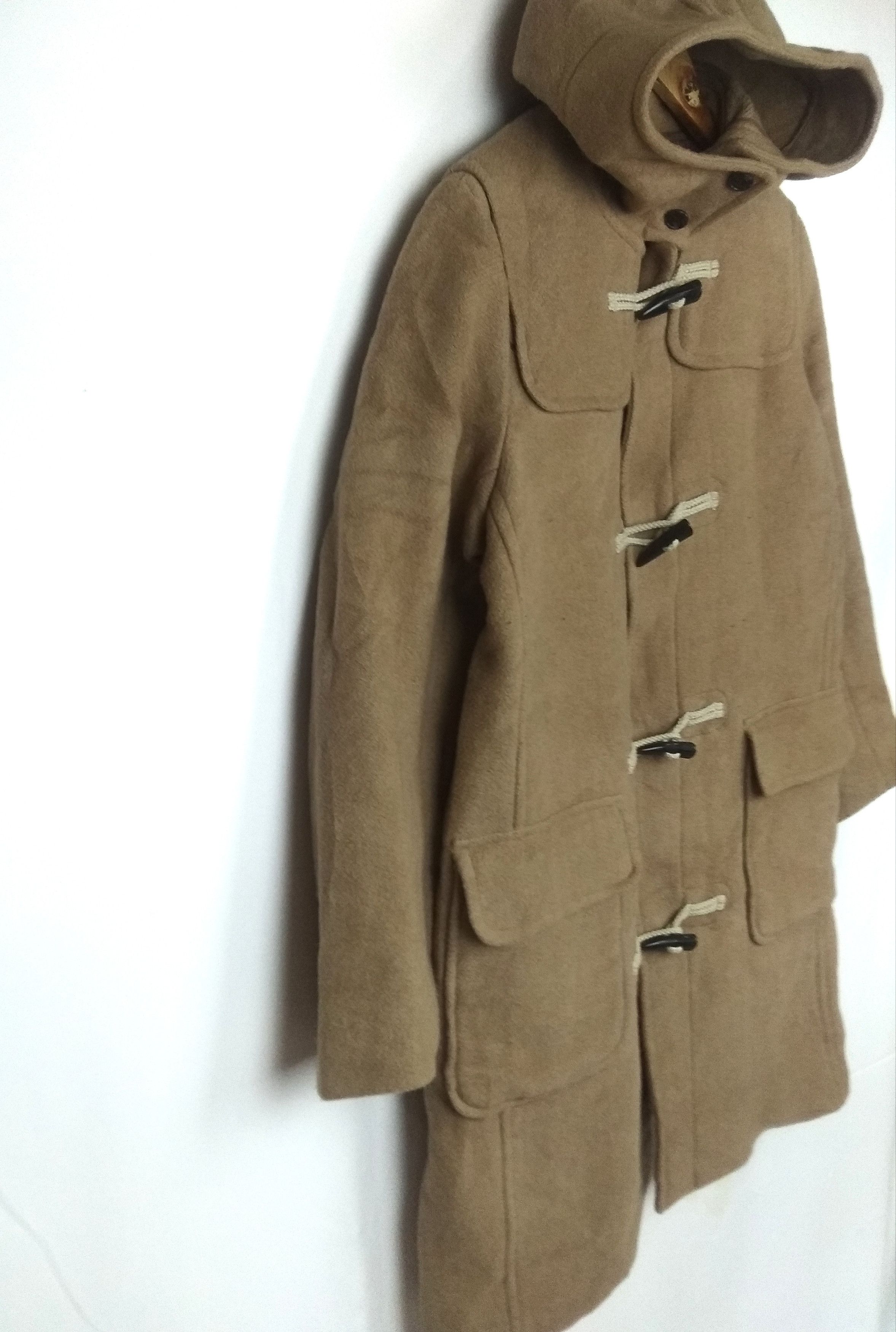 Japanese Brand UNIQLO DUFFEL WOOL COAT JACKET HOODIE Size US XXL / EU 58 / 5 - 3 Thumbnail