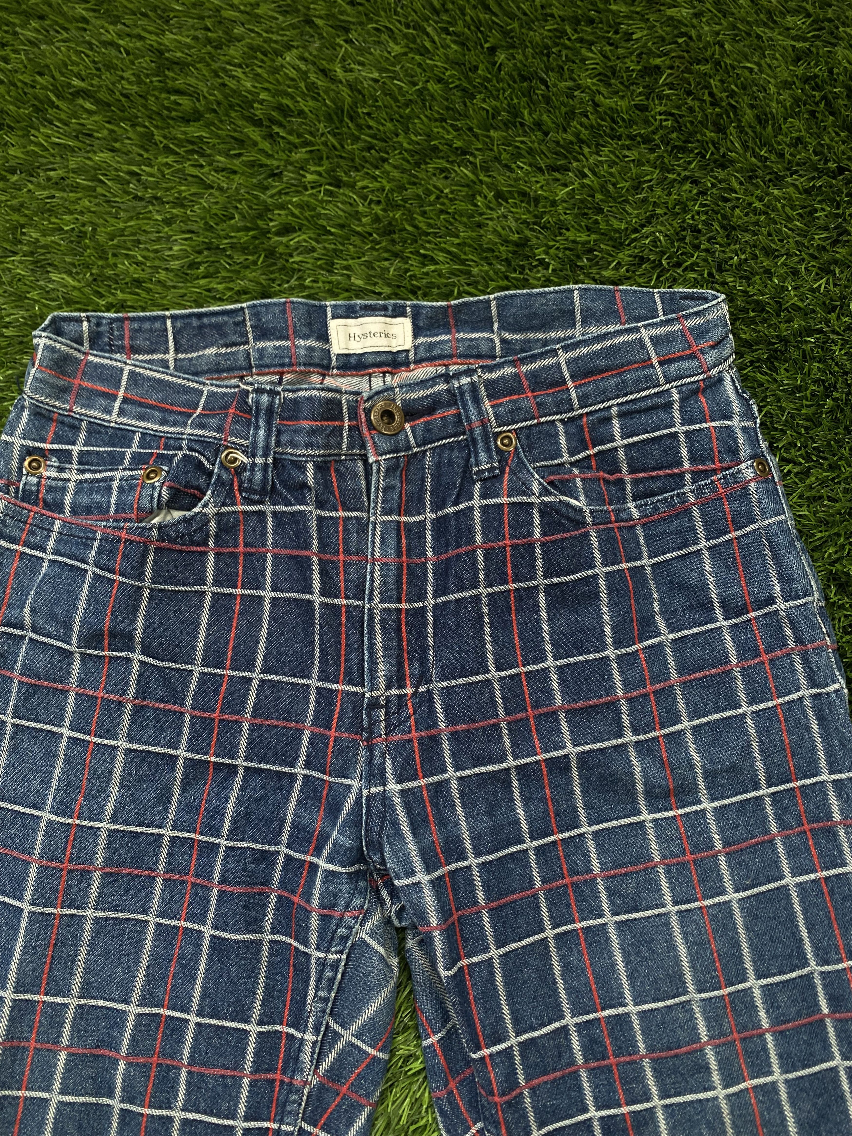 Hysteric Glamour Vintage Hysteric Glamour Plaid Denim Pants Size US 28 / EU 44 - 3 Thumbnail