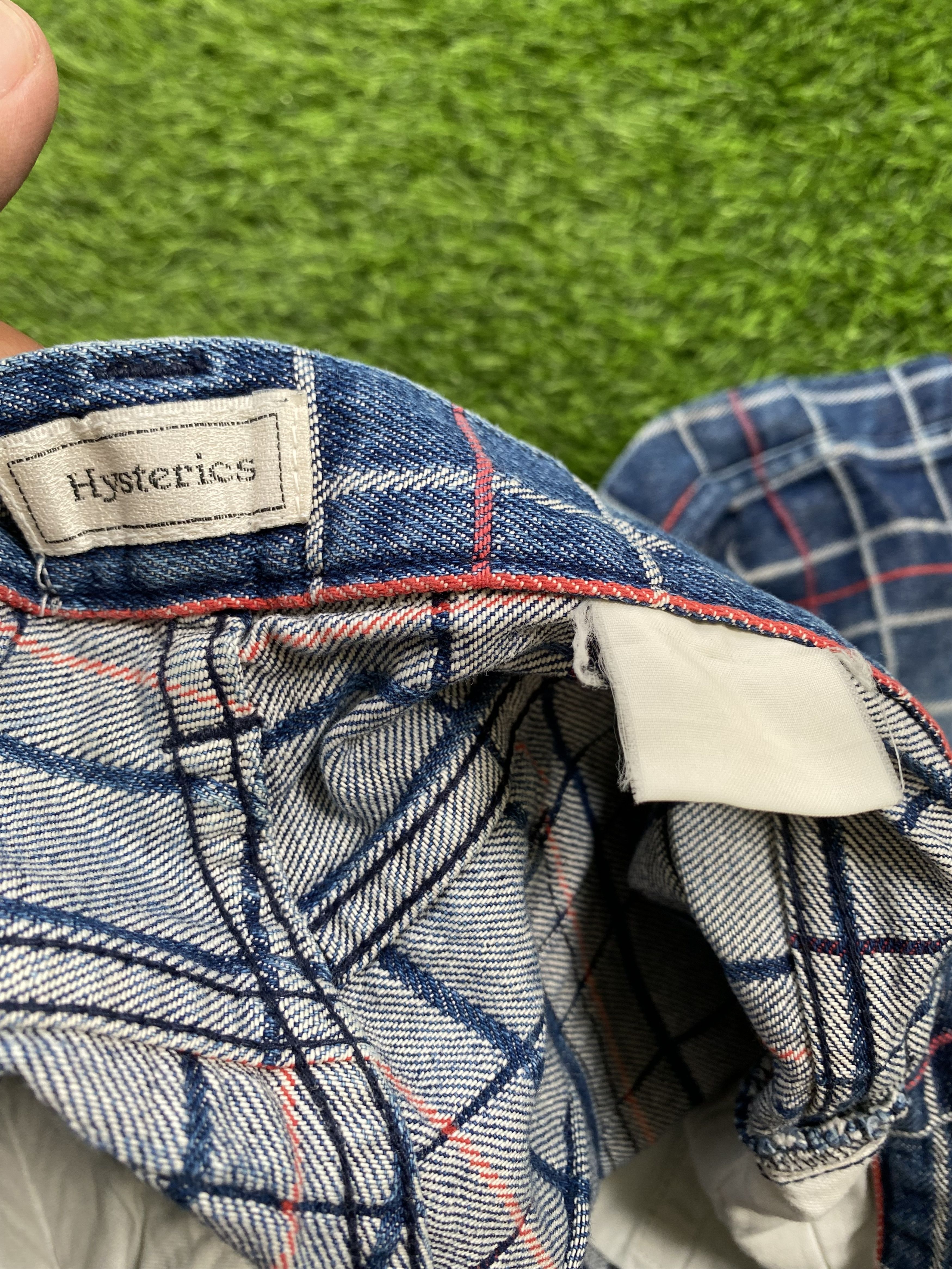 Hysteric Glamour Vintage Hysteric Glamour Plaid Denim Pants Size US 28 / EU 44 - 8 Thumbnail