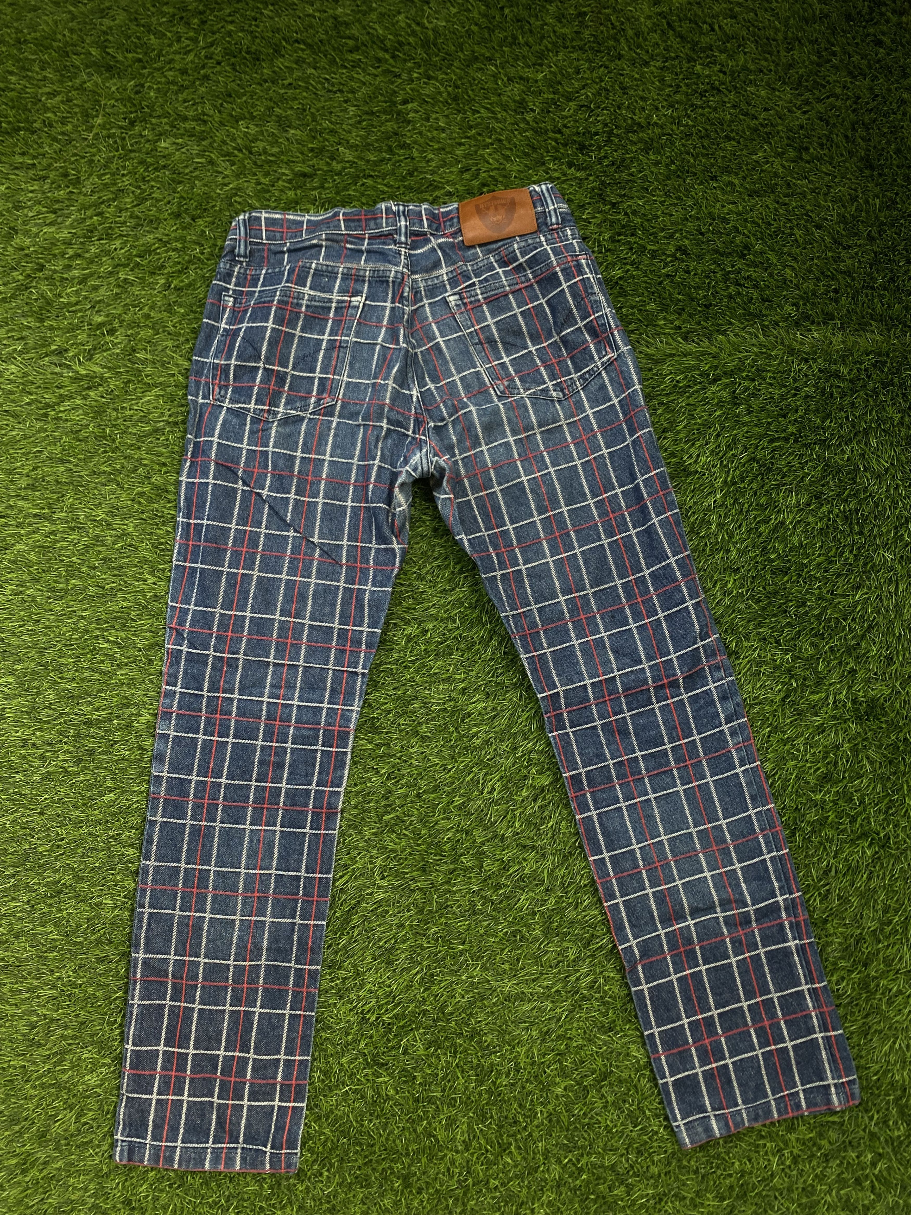 Hysteric Glamour Vintage Hysteric Glamour Plaid Denim Pants Size US 28 / EU 44 - 2 Thumbnail