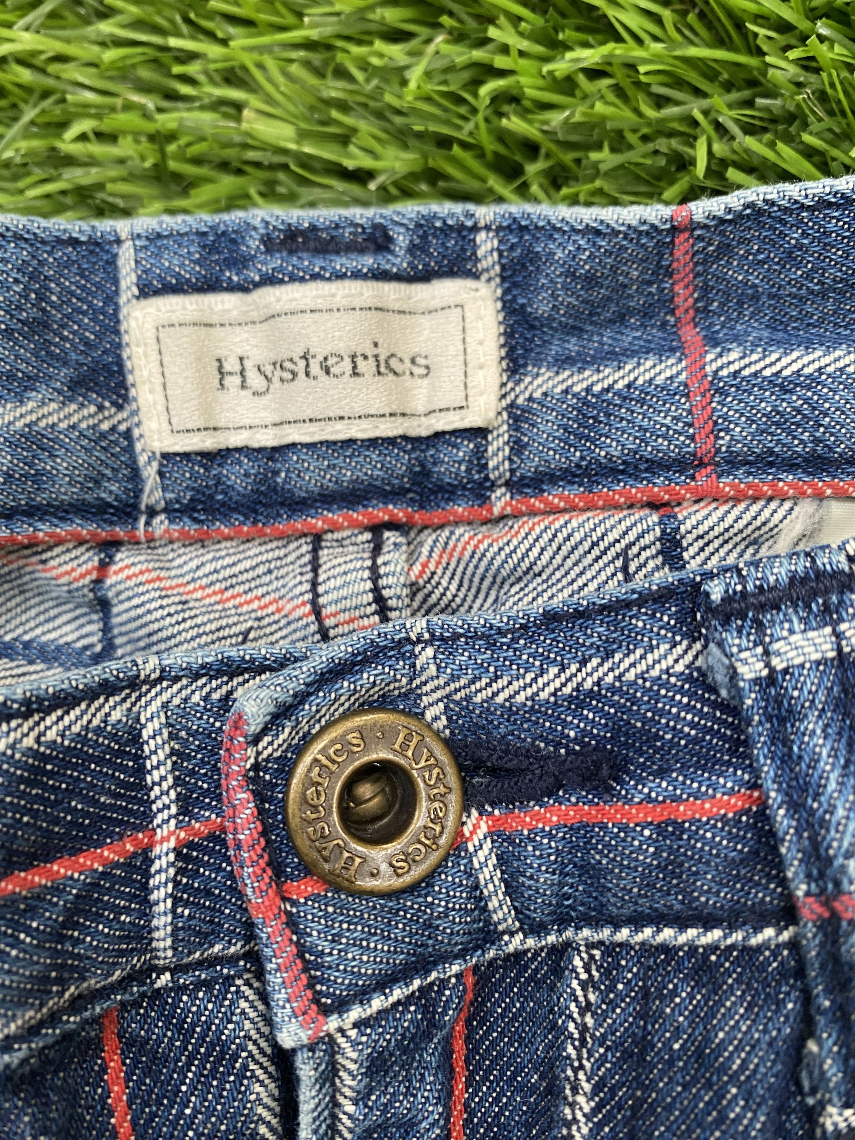 Hysteric Glamour Vintage Hysteric Glamour Plaid Denim Pants Size US 28 / EU 44 - 5 Thumbnail