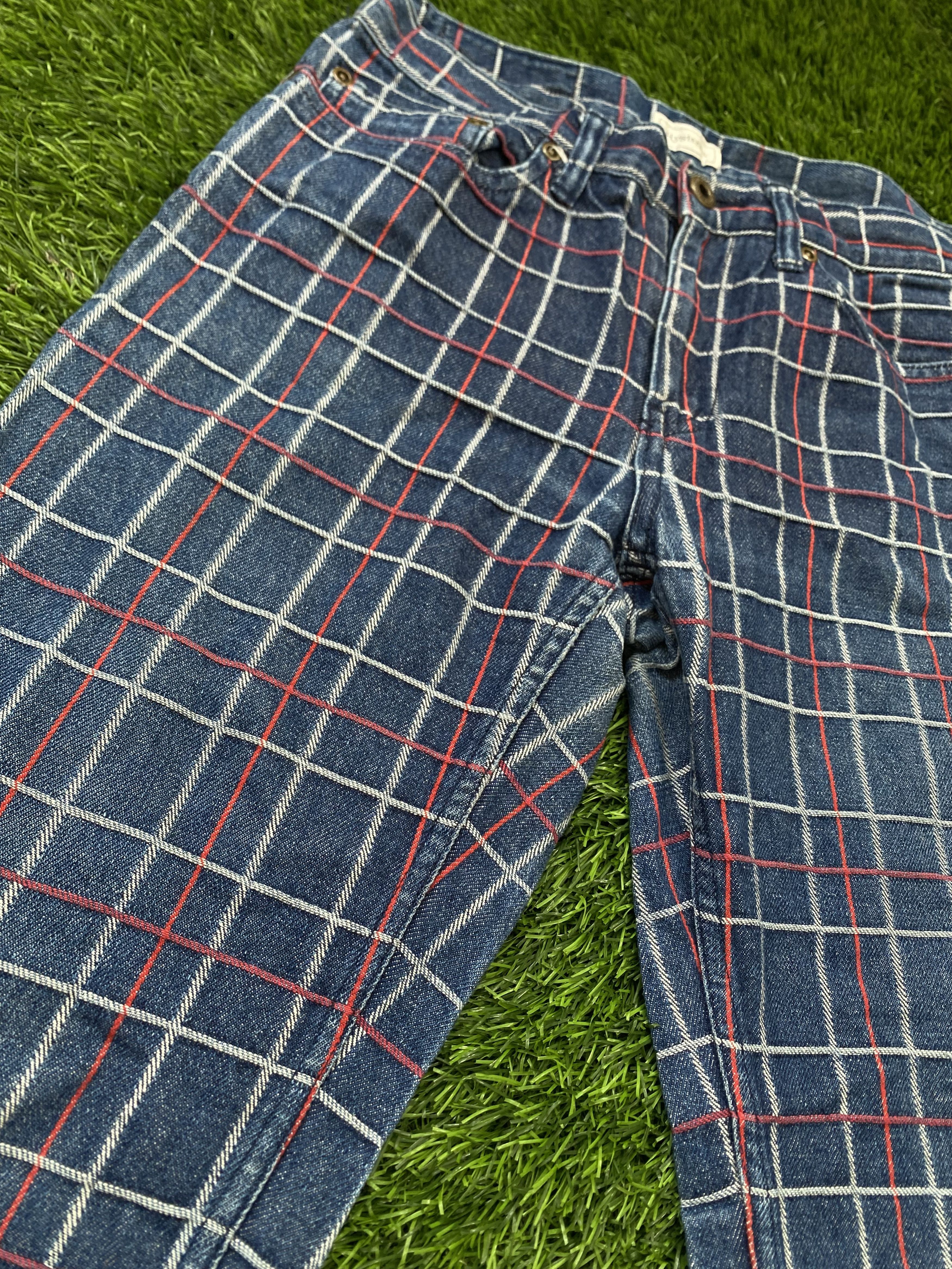 Hysteric Glamour Vintage Hysteric Glamour Plaid Denim Pants Size US 28 / EU 44 - 6 Thumbnail