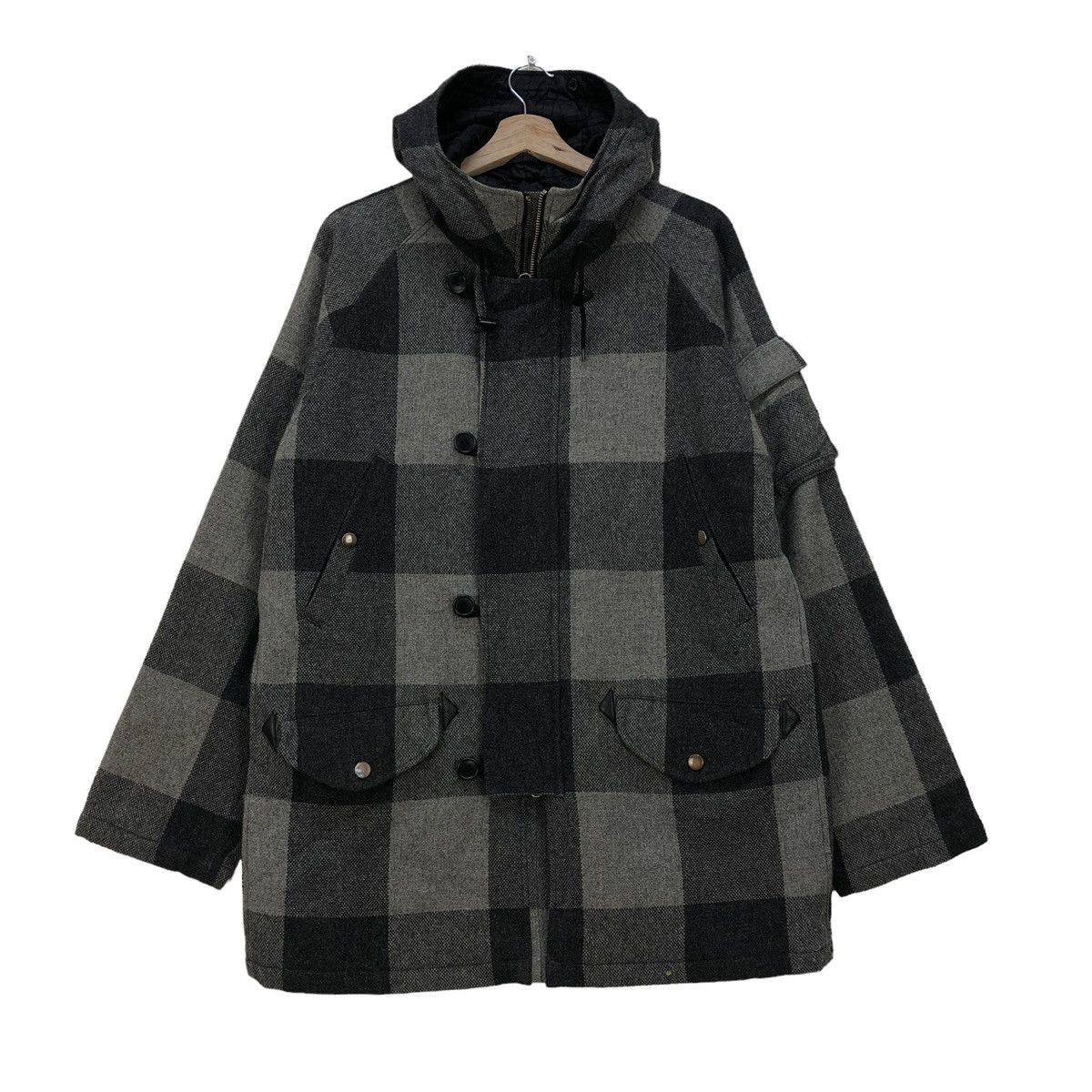 Japanese Brand Beat Goes On Board plaid Tartan JackBomber Style Jackets Size US L / EU 52-54 / 3 - 2 Thumbnail