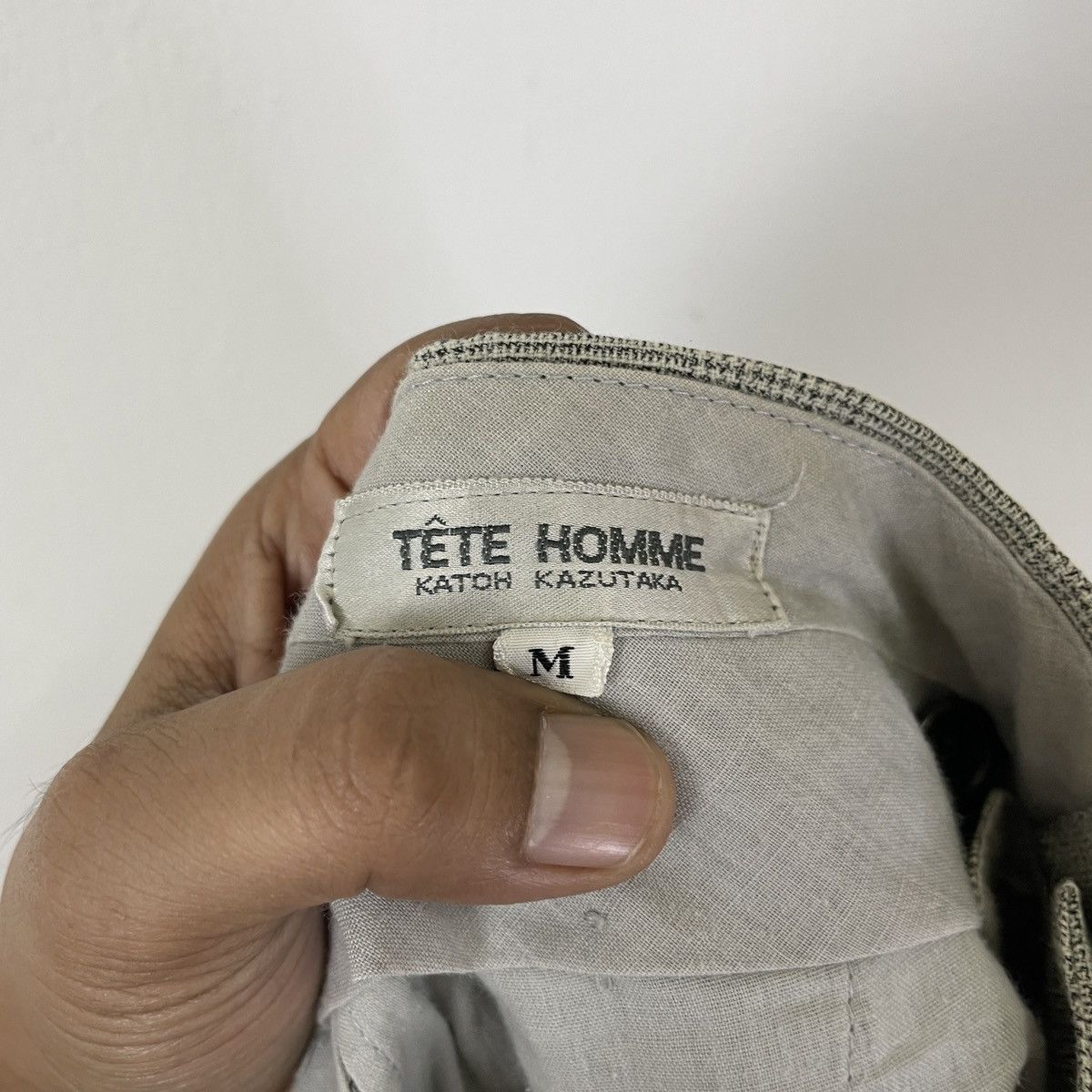 Issey Miyake Vintage Tete Homme By Issey Miyake Chacker Pants Size US 29 - 10 Thumbnail