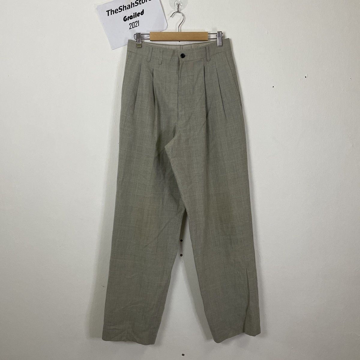 Issey Miyake Vintage Tete Homme By Issey Miyake Chacker Pants Size US 29 - 1 Thumbnail
