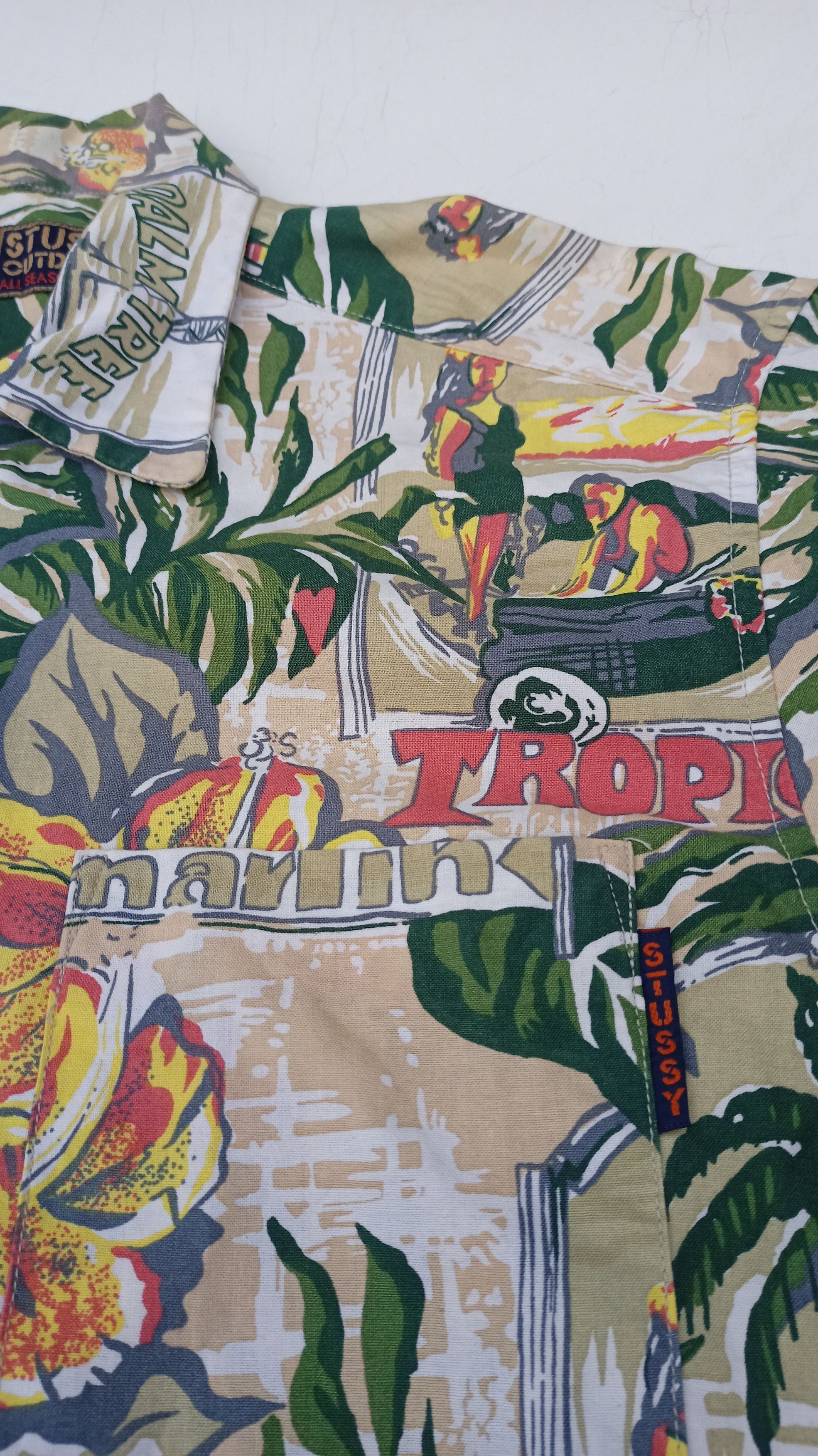Stussy Rare Stussy Hawaiian Shirt Made In Usa Size US M / EU 48-50 / 2 - 3 Thumbnail