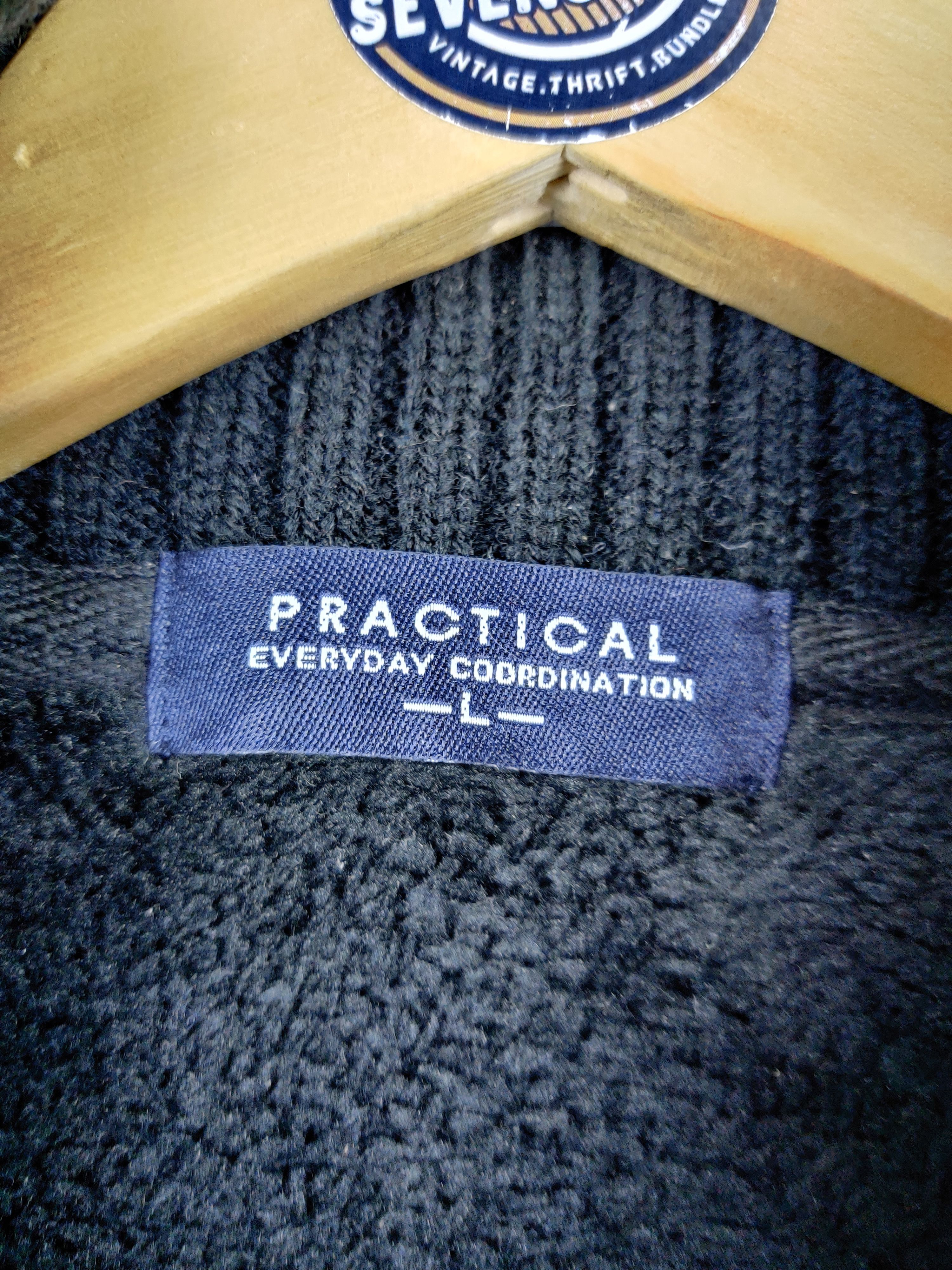 Japanese Brand Vintage Japanese Brand Practical Zipper Knit Sweater Size US L / EU 52-54 / 3 - 7 Thumbnail