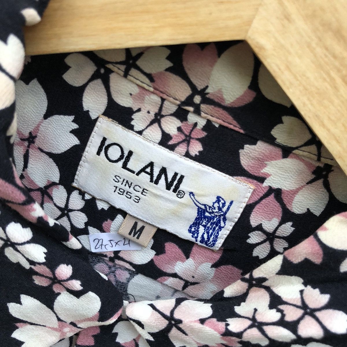 IOLANI Rare Hawaiian Shirt Iolani japanese brand sakura printed Size US M / EU 48-50 / 2 - 4 Thumbnail