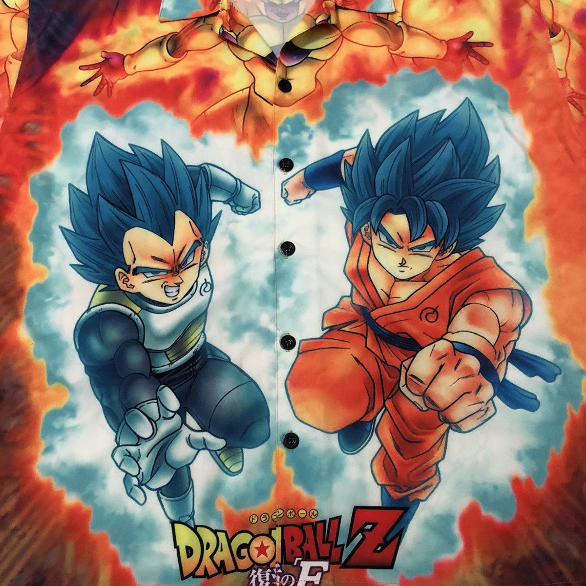 Anime VINTAGE BTLG DRAGON BALL Z RESURRECTION F SERIES AOP SHIRT Size US XL / EU 56 / 4 - 4 Thumbnail