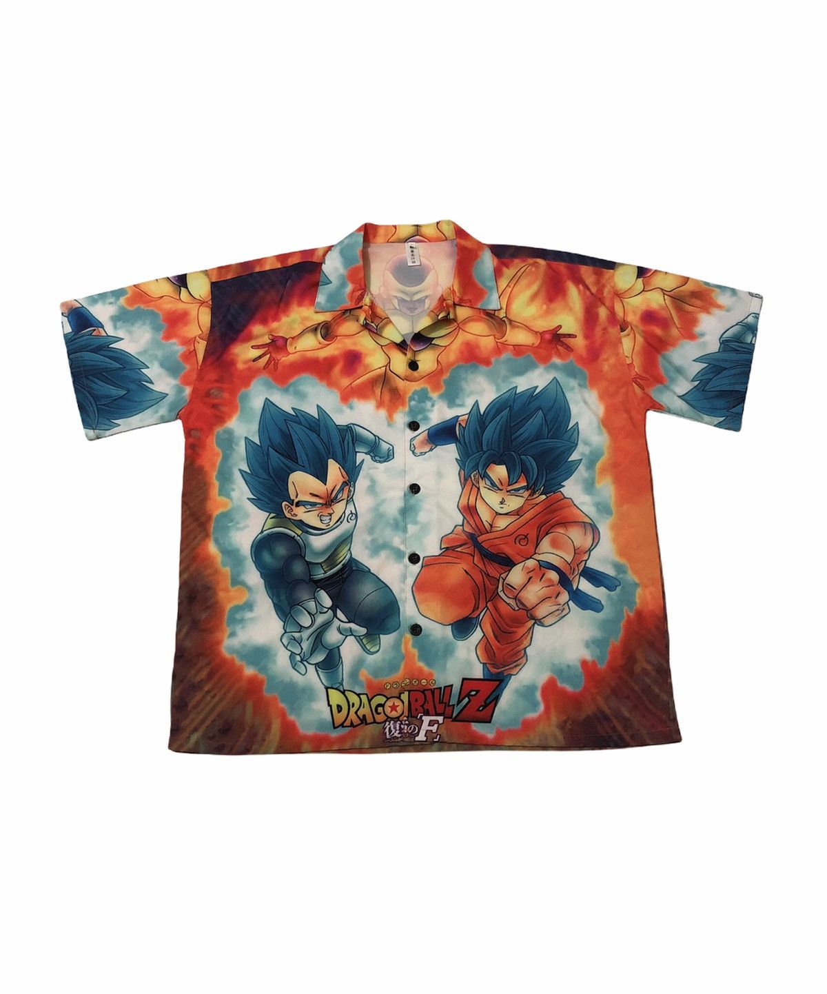 Anime VINTAGE BTLG DRAGON BALL Z RESURRECTION F SERIES AOP SHIRT Size US XL / EU 56 / 4 - 1 Thumbnail