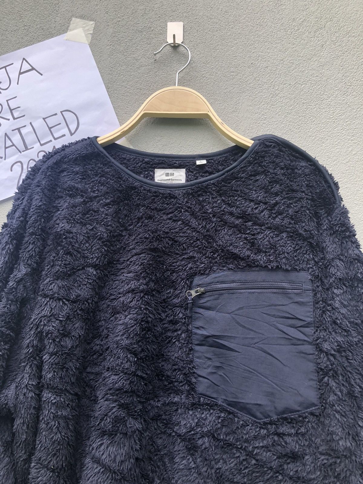 Engineered Garments Vintage Uniqlo Engineered Garments Crewneck Fleece Sweater Size US L / EU 52-54 / 3 - 4 Thumbnail