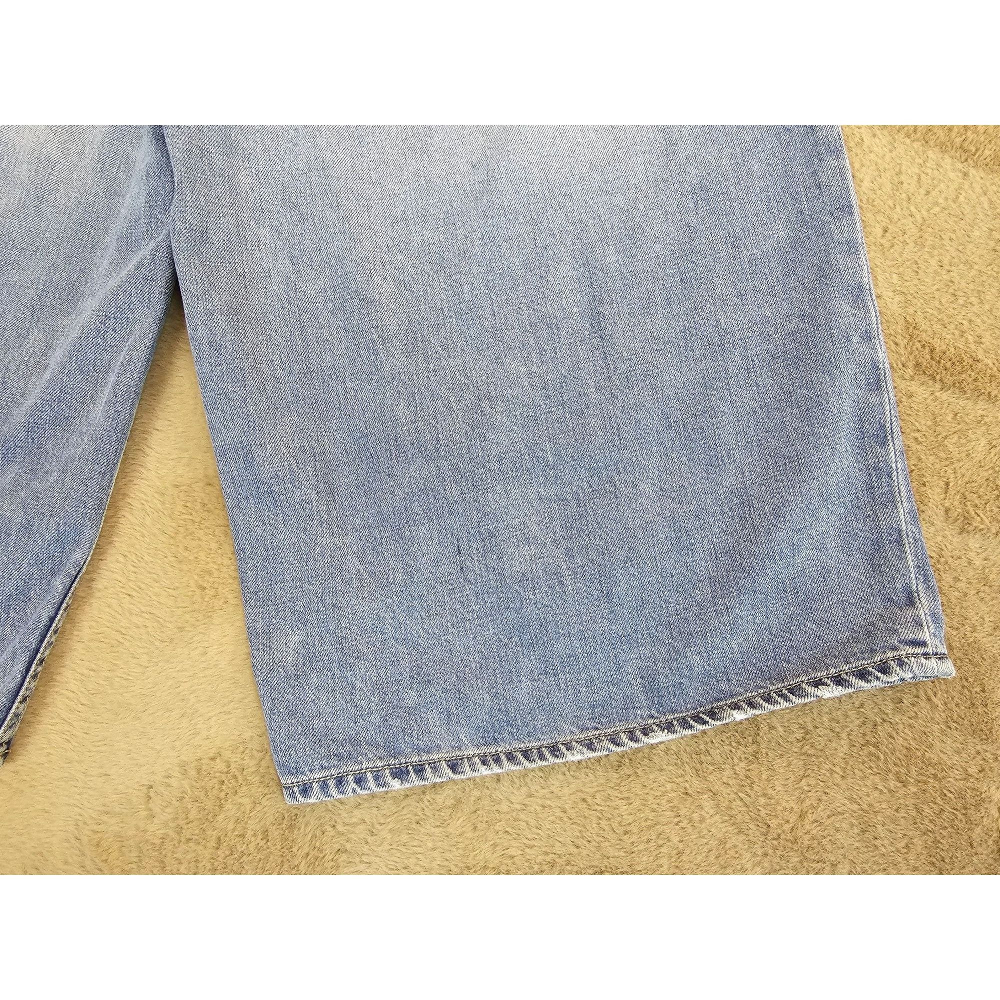 Ecko Unltd. × JNCO Ecko Unltd Light/Medium Wash Denim Baggy-Fit Shorts Y2K Size US 38 / EU 54 - 7 Thumbnail