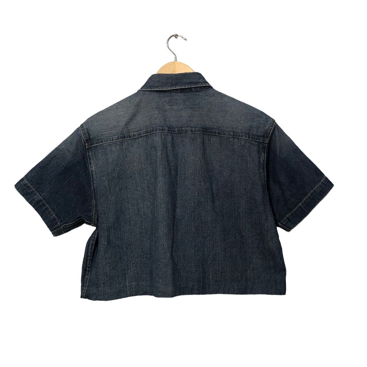 Levi's Vintage Levis Red Tab Button Ups Denim Crop Tops Jacket Size L / US 10 / IT 46 - 5 Thumbnail