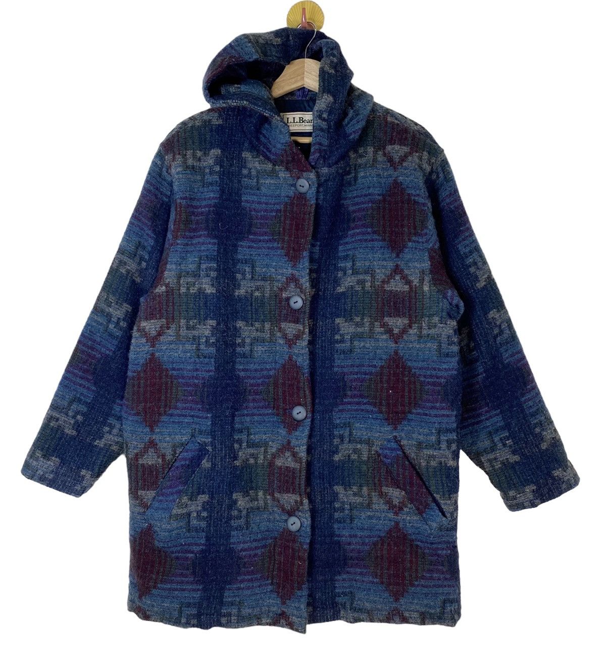 L.L. Bean Vintage L.L.bean MAINE wool Jacket Hooded Thinsulate USA Size US M / EU 48-50 / 2 - 1 Thumbnail