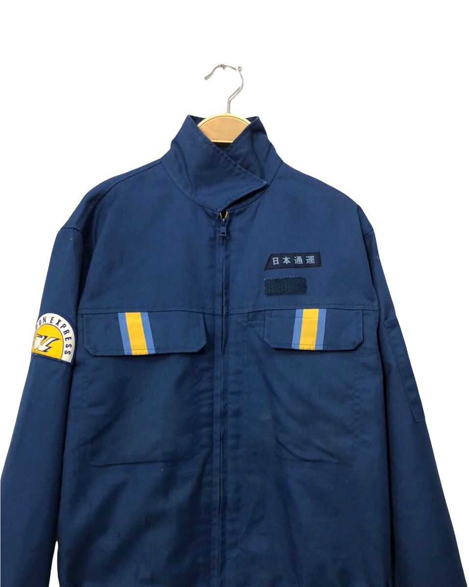 Japanese Brand Vintage Nippon Express Spell Out Big Logo Zipper Ups Jacket Size US S / EU 44-46 / 1 - 5 Thumbnail