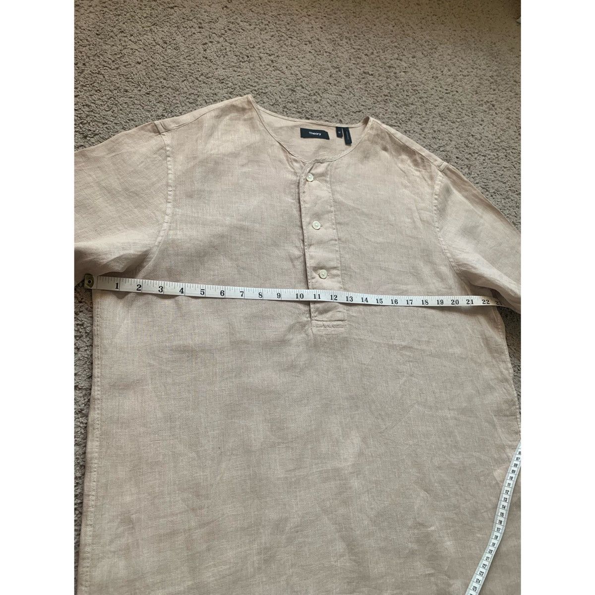 Theory THEORY HENLEY KHAKI LINEN JERSEY Size US M / EU 48-50 / 2 - 18 Thumbnail
