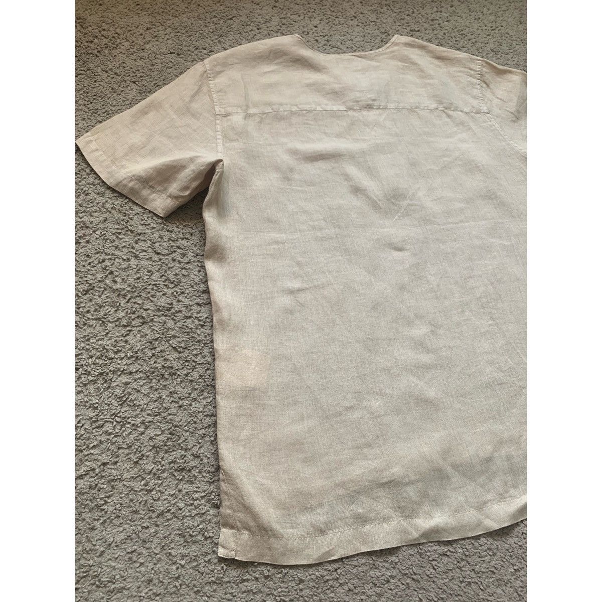 Theory THEORY HENLEY KHAKI LINEN JERSEY Size US M / EU 48-50 / 2 - 15 Thumbnail
