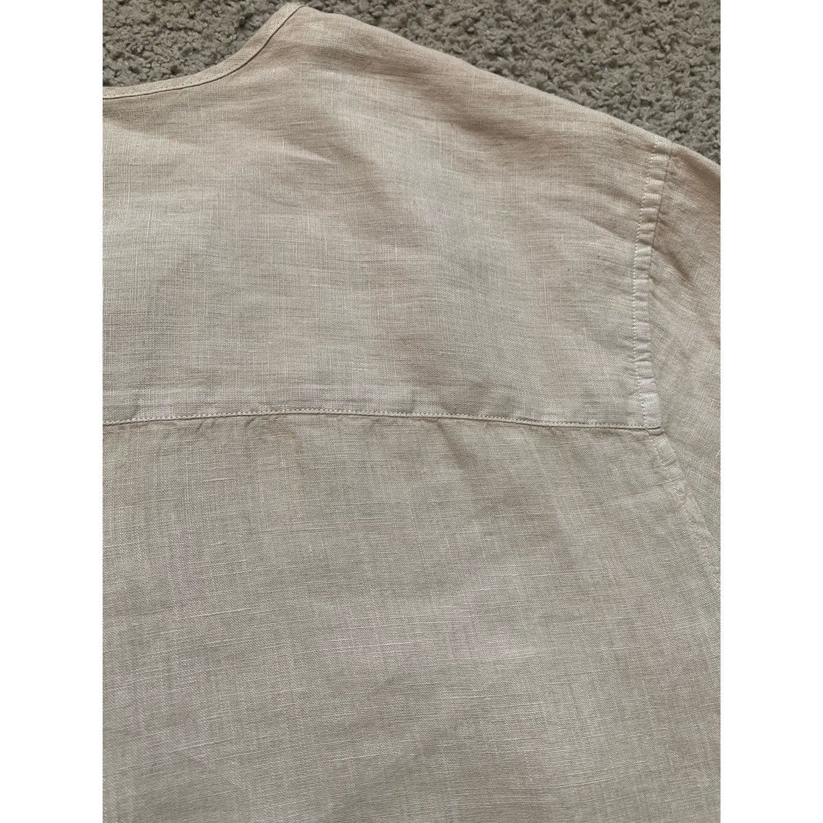 Theory THEORY HENLEY KHAKI LINEN JERSEY Size US M / EU 48-50 / 2 - 16 Thumbnail