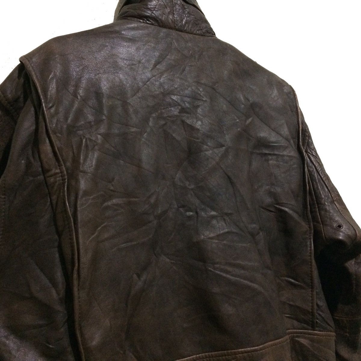 Genuine Leather Vintage 70s HARLEY DAVIDSON Motorcycle Leather Bomber Siz40 Size US L / EU 52-54 / 3 - 8 Thumbnail