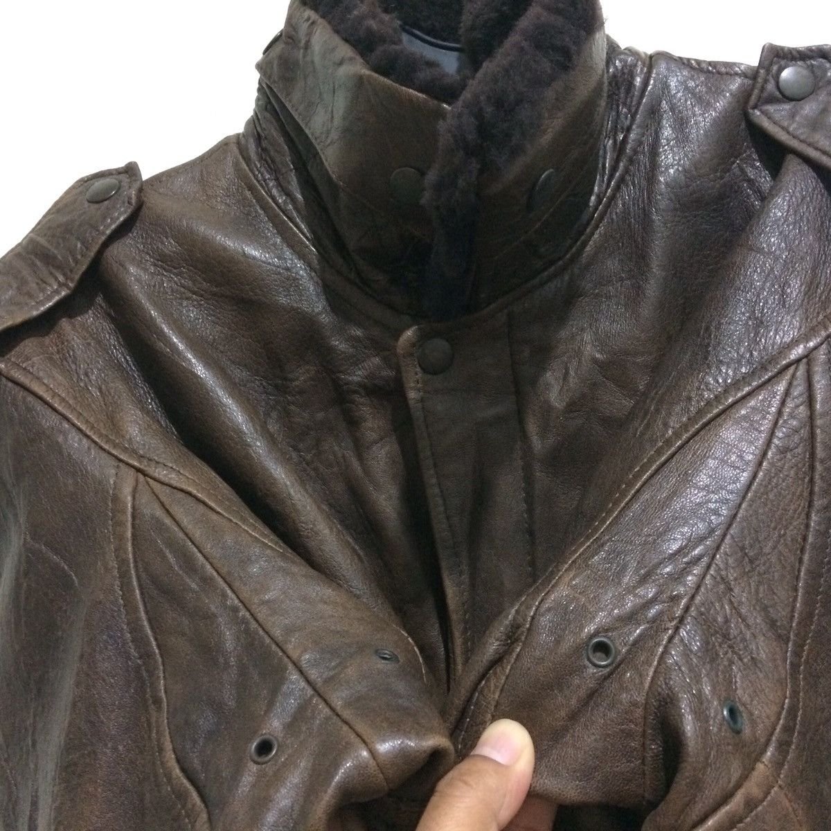 Genuine Leather Vintage 70s HARLEY DAVIDSON Motorcycle Leather Bomber Siz40 Size US L / EU 52-54 / 3 - 2 Thumbnail