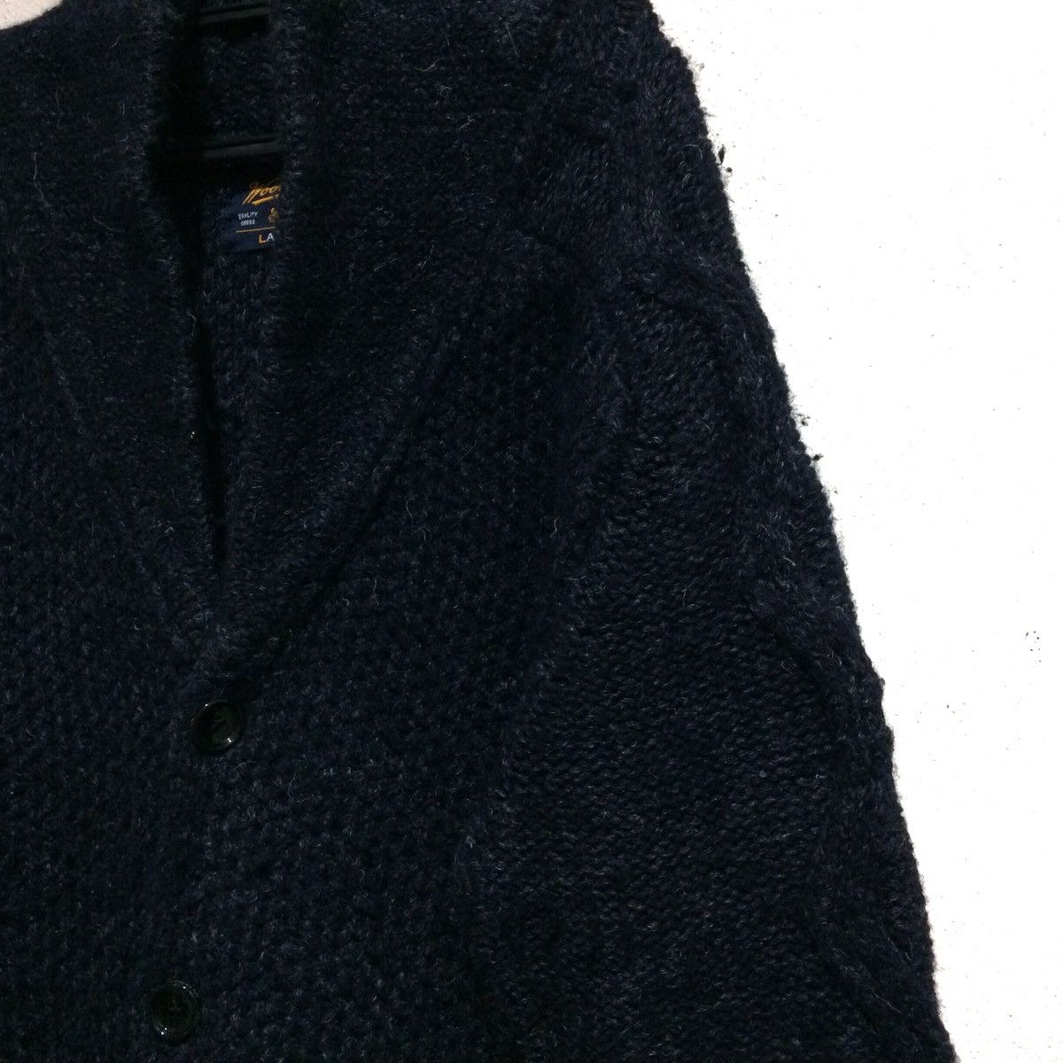 Vintage 80's Woolrich Wool Fleece Jumper Winter Jacket made italy Size US L / EU 52-54 / 3 - 2 Thumbnail