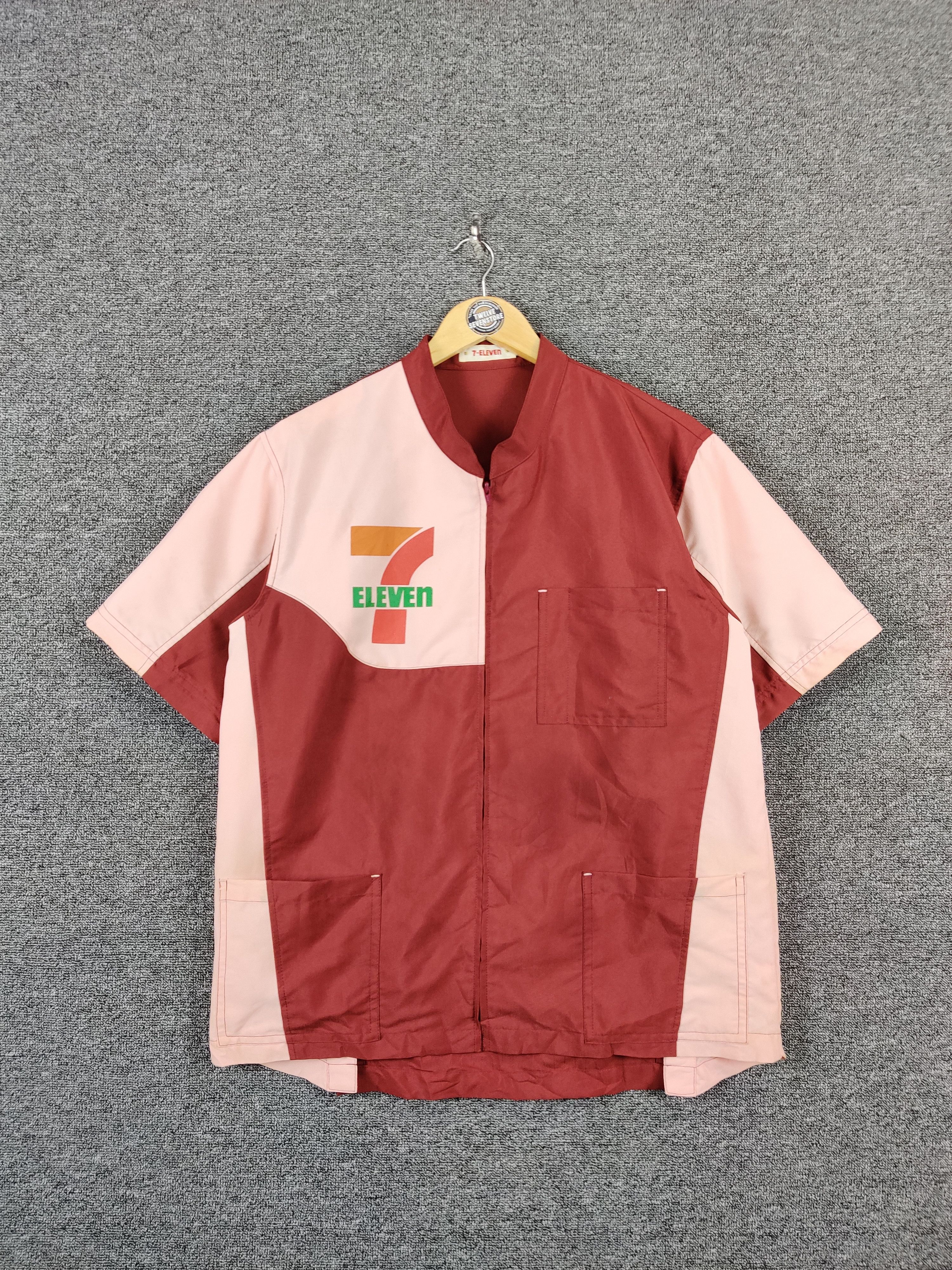 Japanese Brand Vintage 7 Eleven Uniform Workers Jacket Size US L / EU 52-54 / 3 - 1 Thumbnail