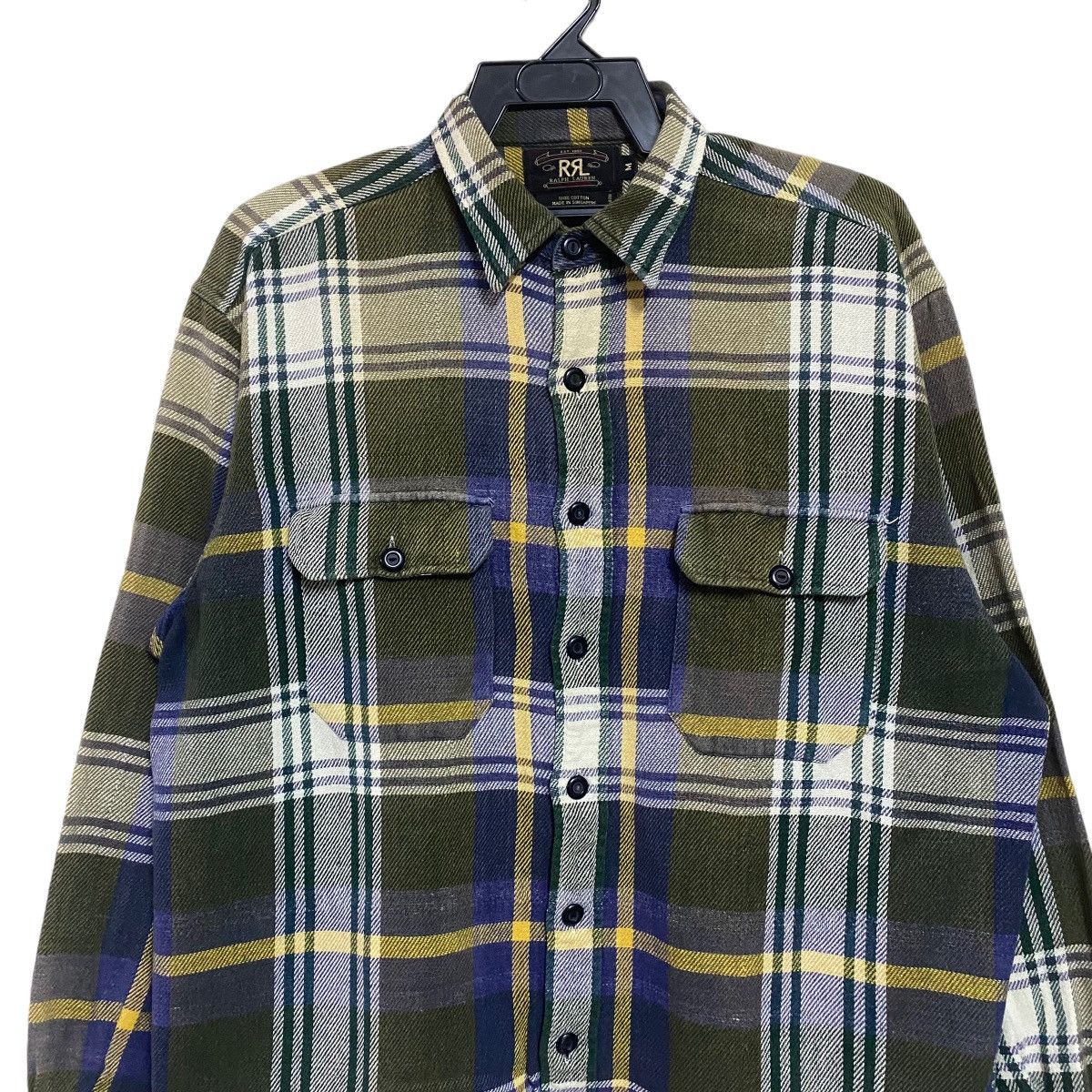 RRL Ralph Lauren Vintage Double RL Flannel Shirt | Grailed