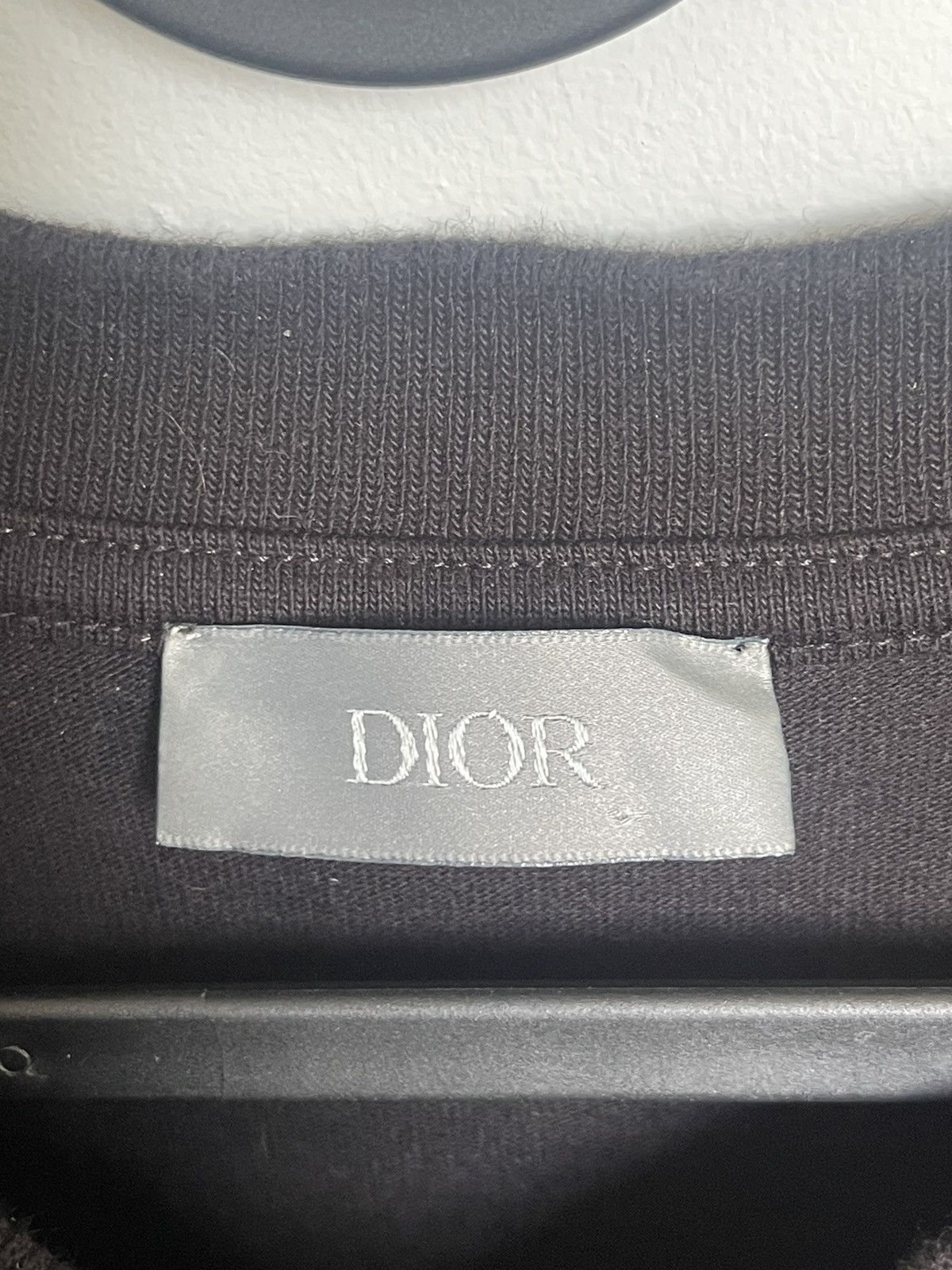 Christian Dior Monsieur Black Dior Cotton Logo Shirt Size US L / EU 52-54 / 3 - 2 Thumbnail