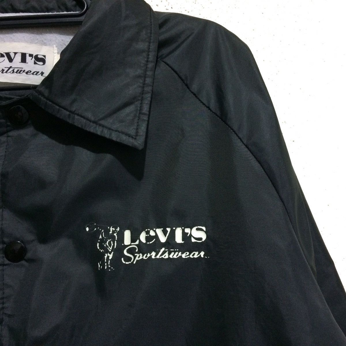 Levi's Vintage 70's Levis Sportswear Varsity Nylon Jacket Adult Size US M / EU 48-50 / 2 - 2 Thumbnail