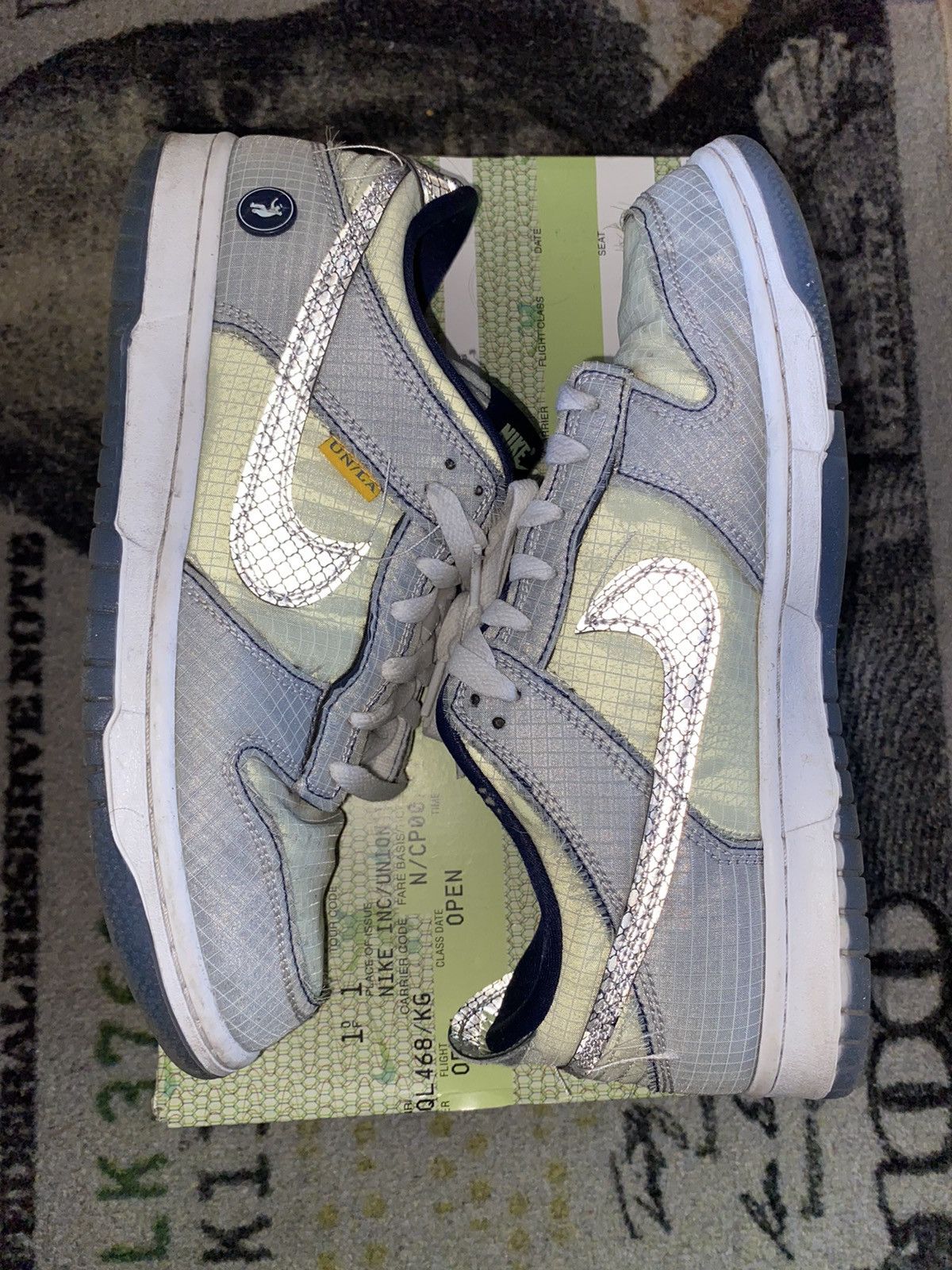 Nike × Union LA Nike Dunk Low Union Passport Pack Pistachio Size US 8.5 / EU 41-42 - 2 Thumbnail