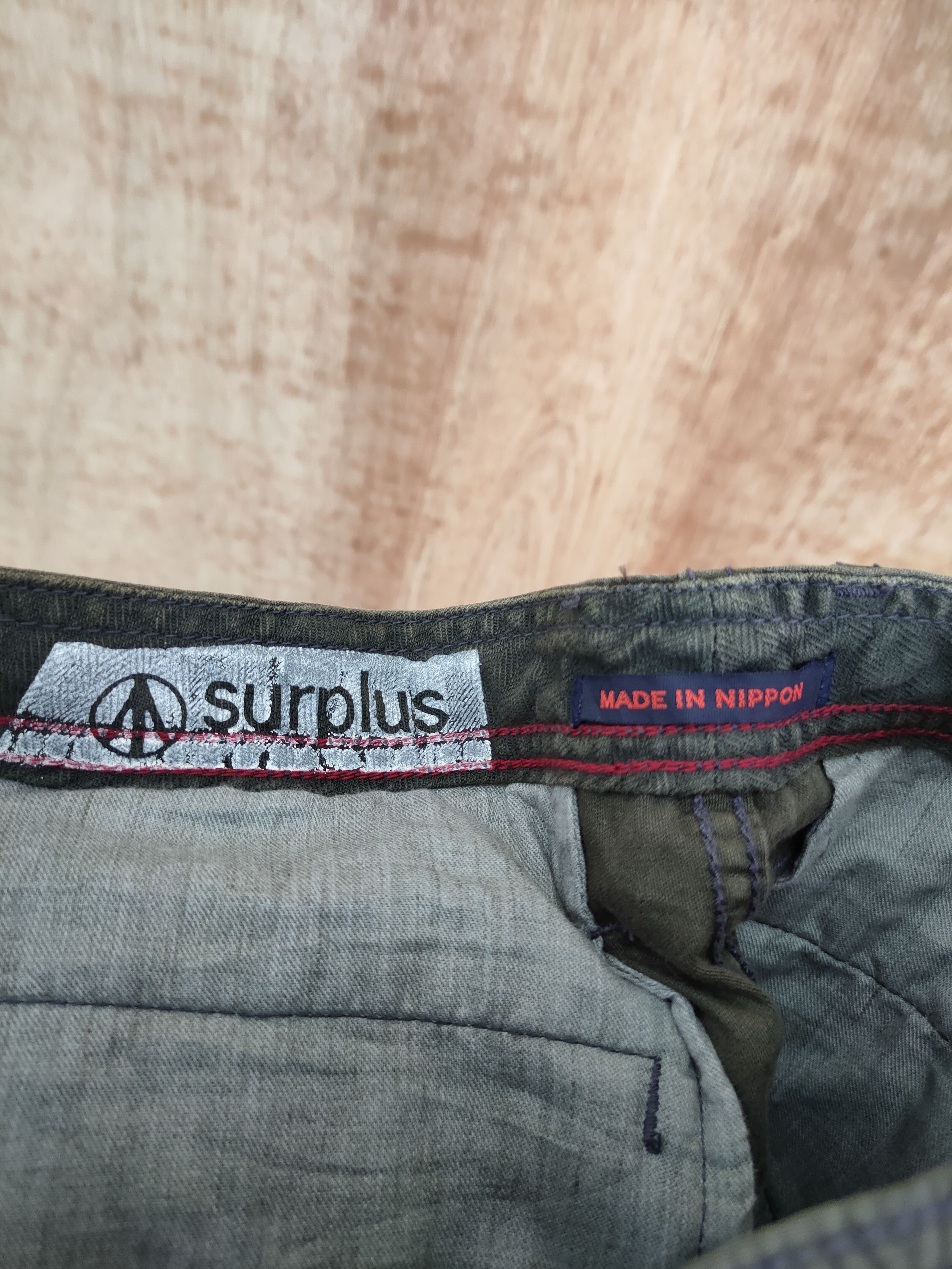 Japanese Brand DL Surplus made in nippon cargo multipocket pants #452 Size US 28 / EU 44 - 8 Thumbnail