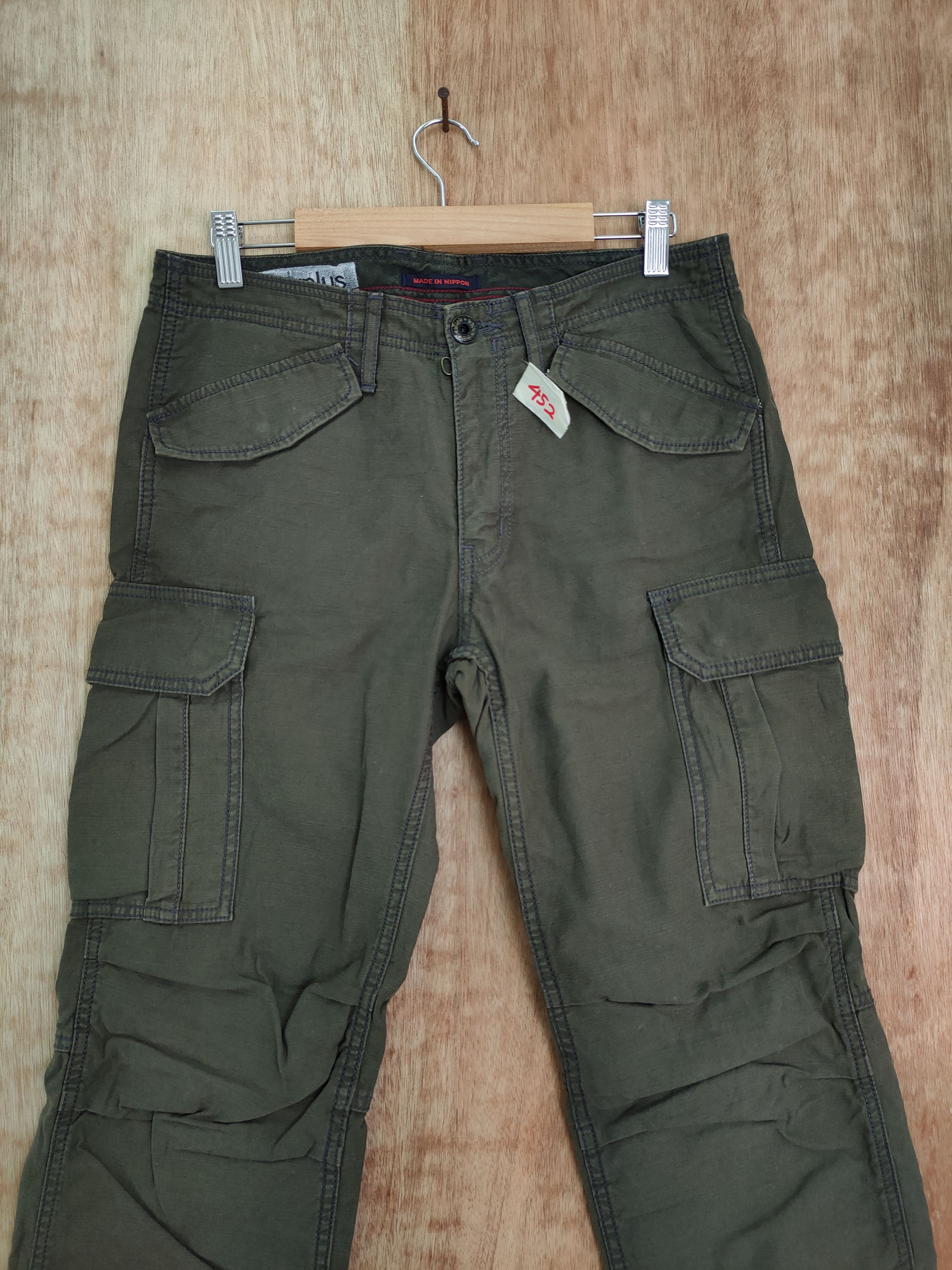 Japanese Brand DL Surplus made in nippon cargo multipocket pants #452 Size US 28 / EU 44 - 3 Thumbnail