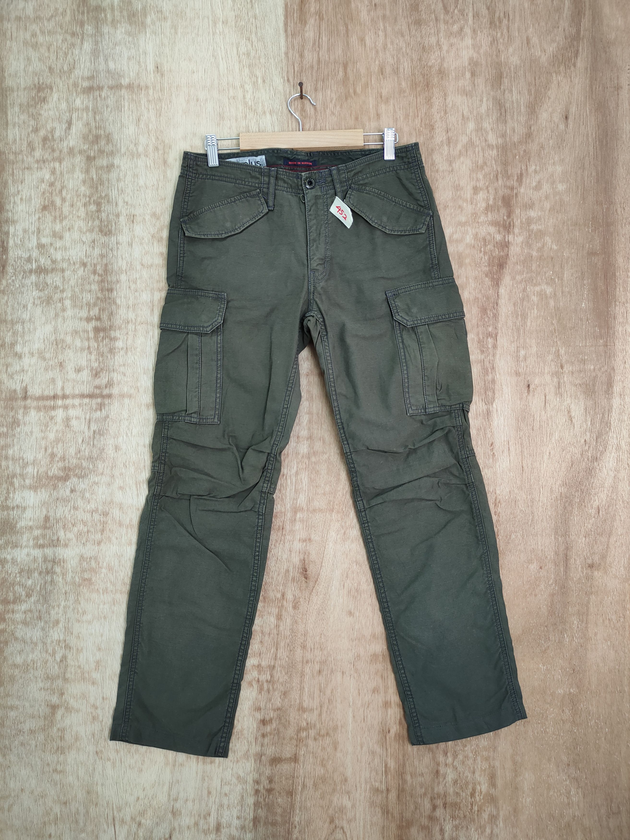 Japanese Brand DL Surplus made in nippon cargo multipocket pants #452 Size US 28 / EU 44 - 1 Thumbnail