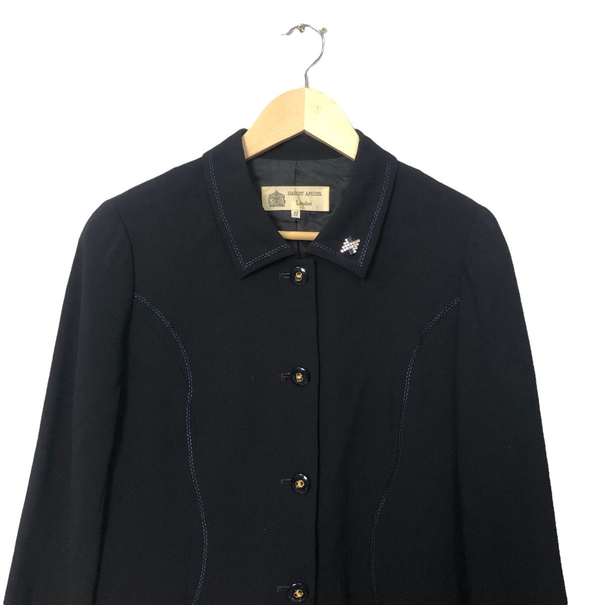 Hardy Amies Vintage Hardy Amies London Button Ups Jacket Size S / US 4 / IT 40 - 4 Thumbnail