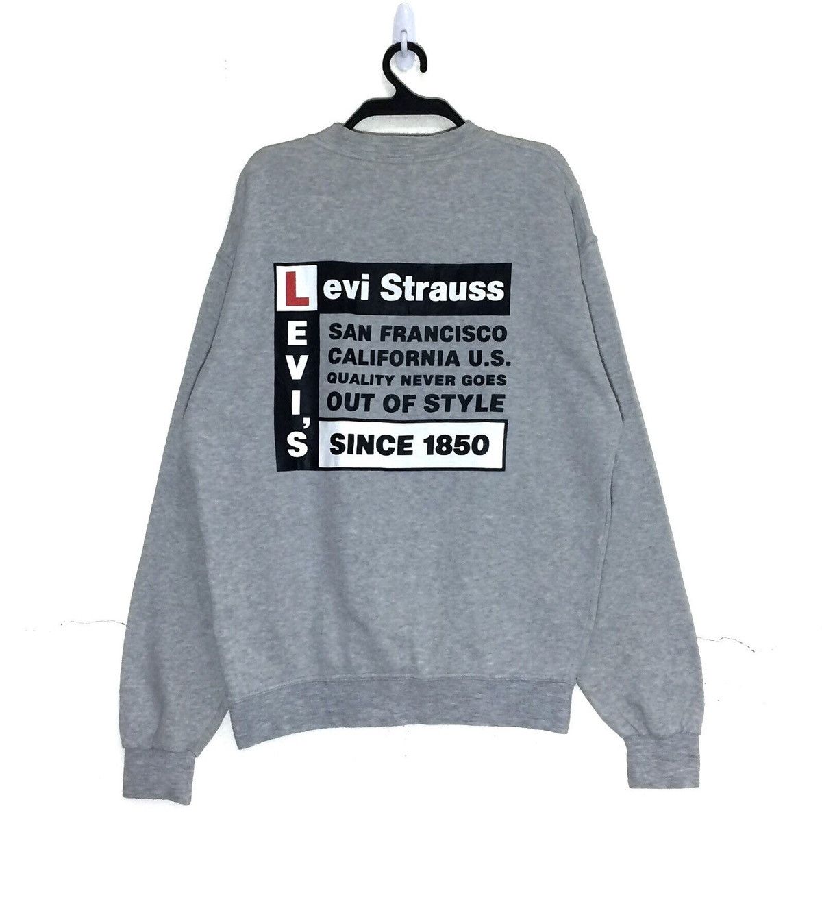 Levi s LEVI s Strauss Co Sanfrancisco Crewneck Pullover Jumper Grailed