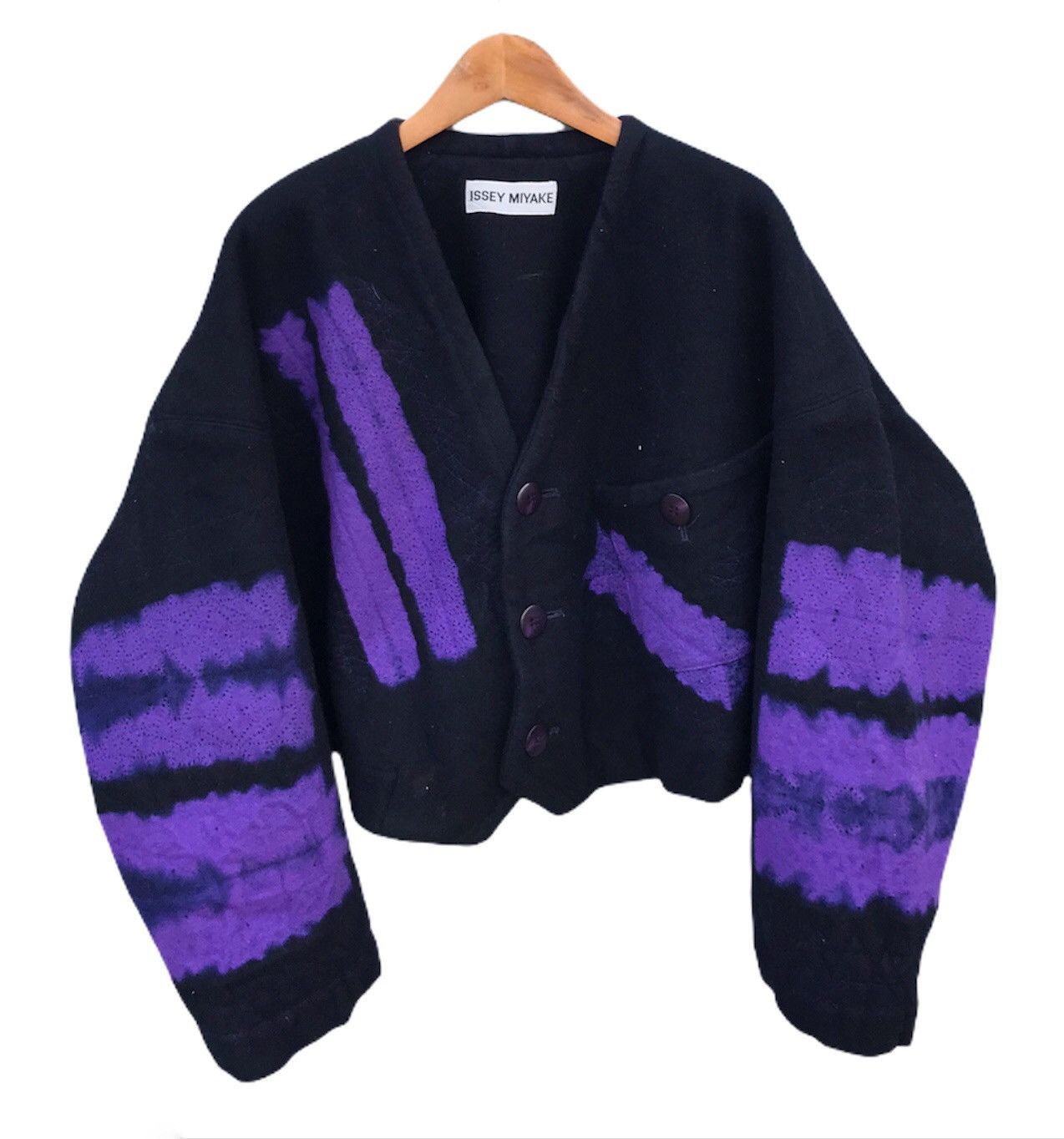 Issey Miyake Archival collection Runway Issey miyake wool cropped jacket Size US M / EU 48-50 / 2 - 1 Thumbnail