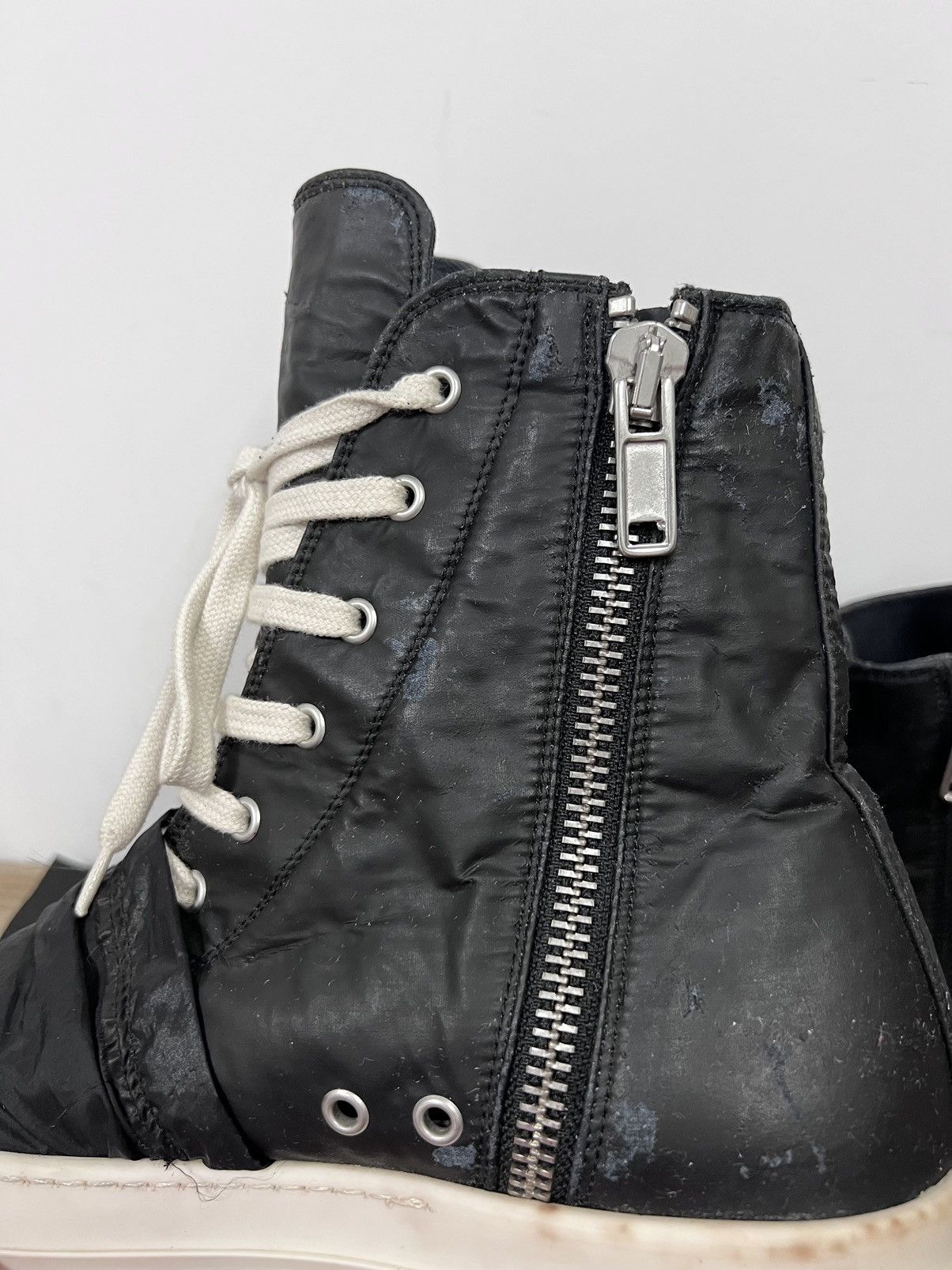 Rick Owens Rick owens drkshdw ramones high top sneakers sz43 Size US 10 / EU 43 - 10 Thumbnail