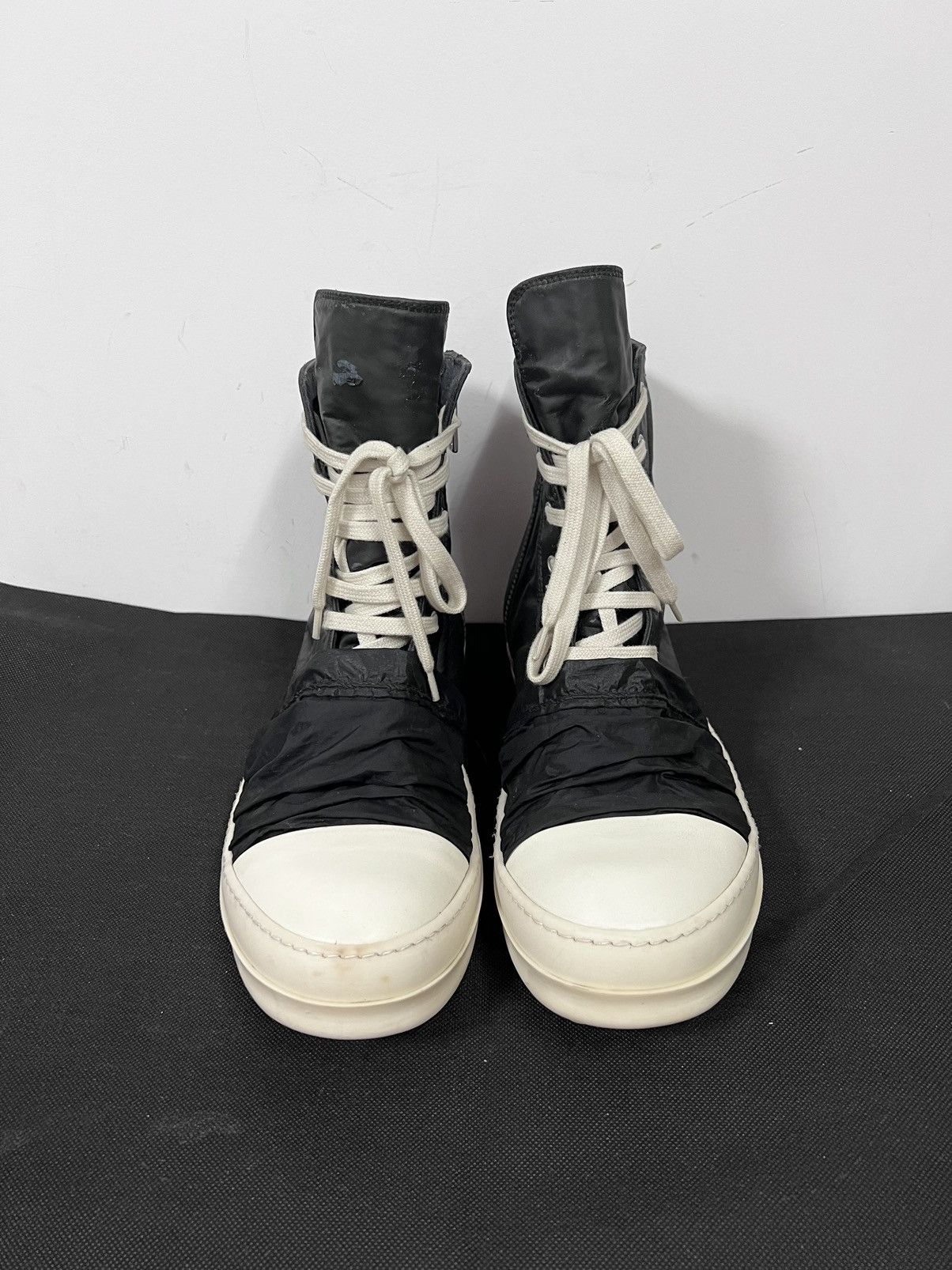Rick Owens Rick owens drkshdw ramones high top sneakers sz43 Size US 10 / EU 43 - 3 Thumbnail