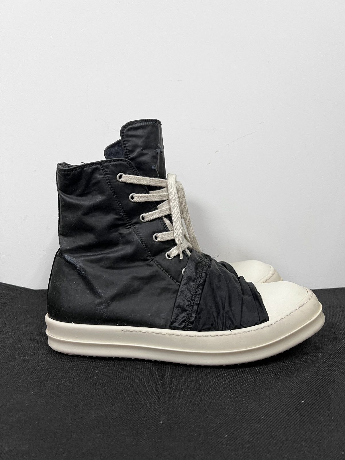 Rick Owens Rick owens drkshdw ramones high top sneakers sz43 Size US 10 / EU 43 - 4 Thumbnail