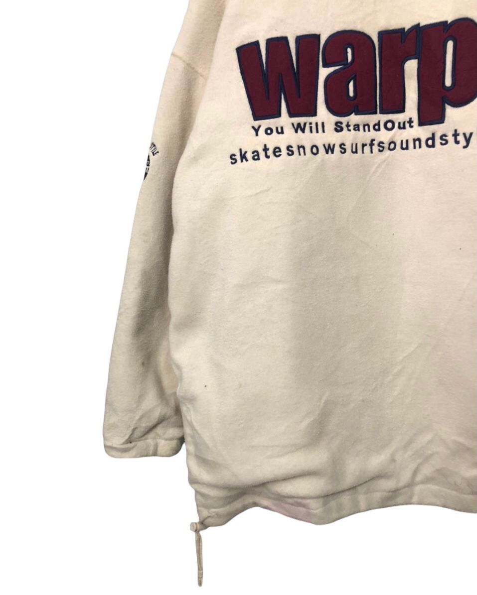 Japanese Brand Vintage Warp Embroidery Big Logo Zipper Ups Hoodie Jacket Size US XL / EU 56 / 4 - 9 Thumbnail