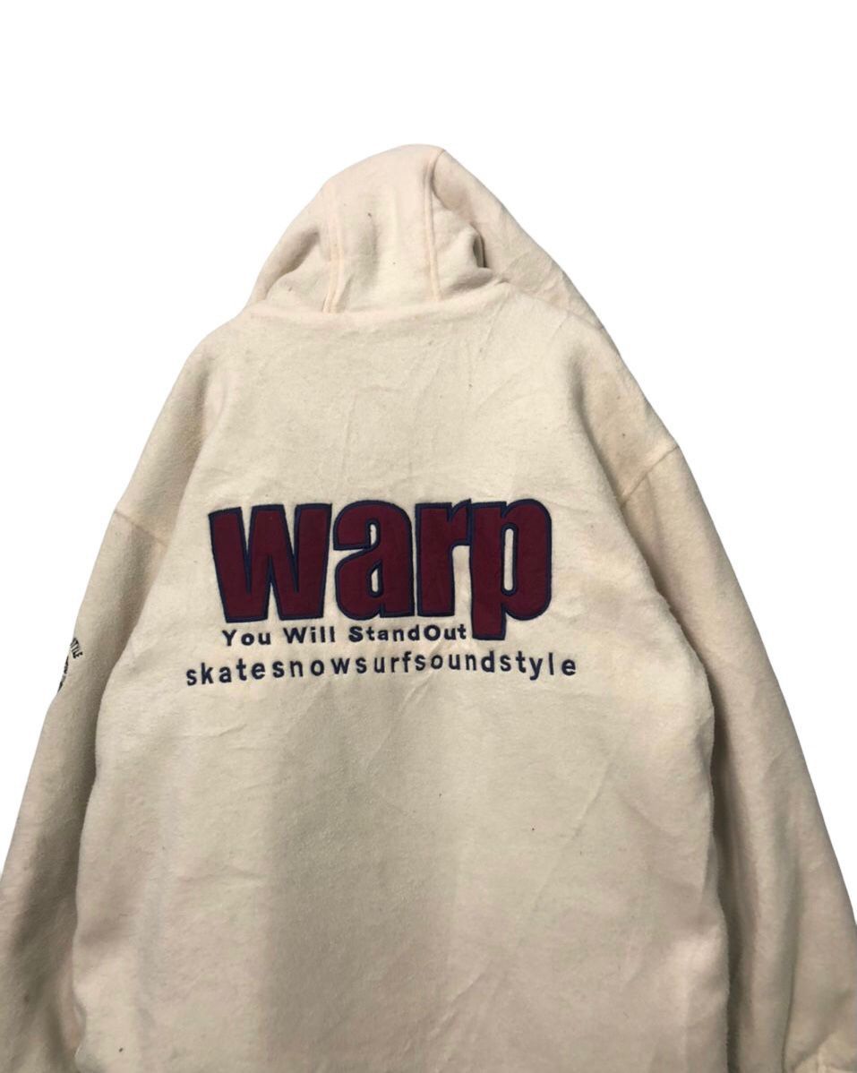 Japanese Brand Vintage Warp Embroidery Big Logo Zipper Ups Hoodie Jacket Size US XL / EU 56 / 4 - 7 Thumbnail