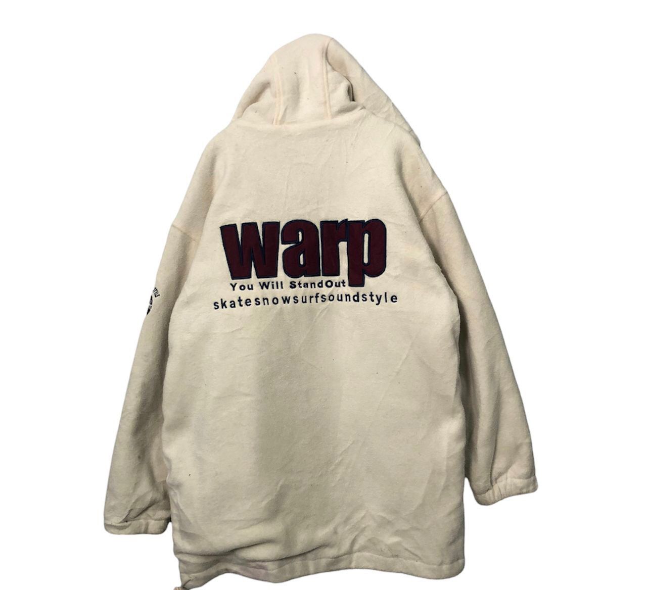 Japanese Brand Vintage Warp Embroidery Big Logo Zipper Ups Hoodie Jacket Size US XL / EU 56 / 4 - 1 Thumbnail