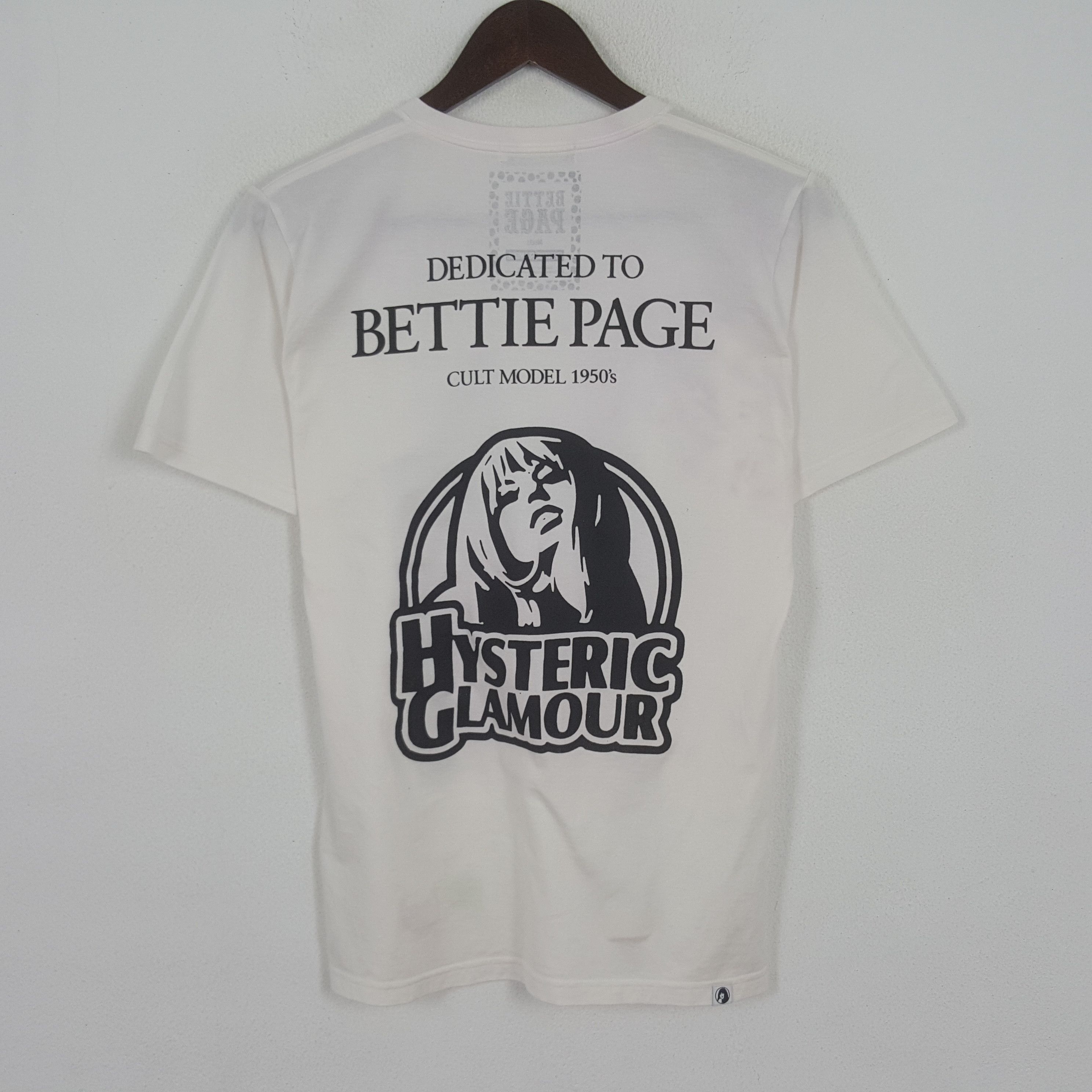 HYSTERIC GLAMOUR 'BETTIE PAGE'Tシャツ ヒステリックグラマー