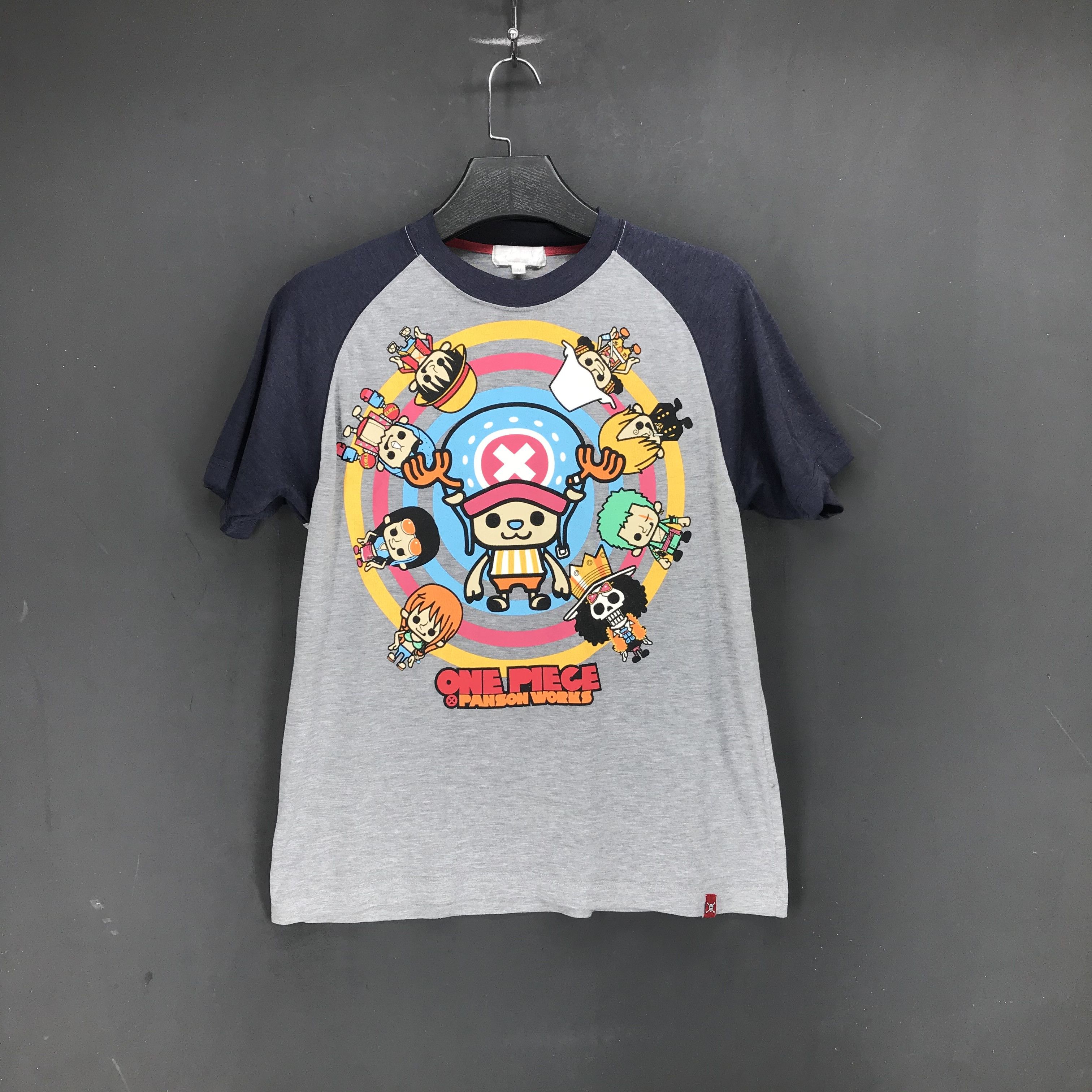 Japanese Brand One Piece All Nakama Characters Graphic Printed Tee #1849-73 Size US M / EU 48-50 / 2 - 1 Thumbnail
