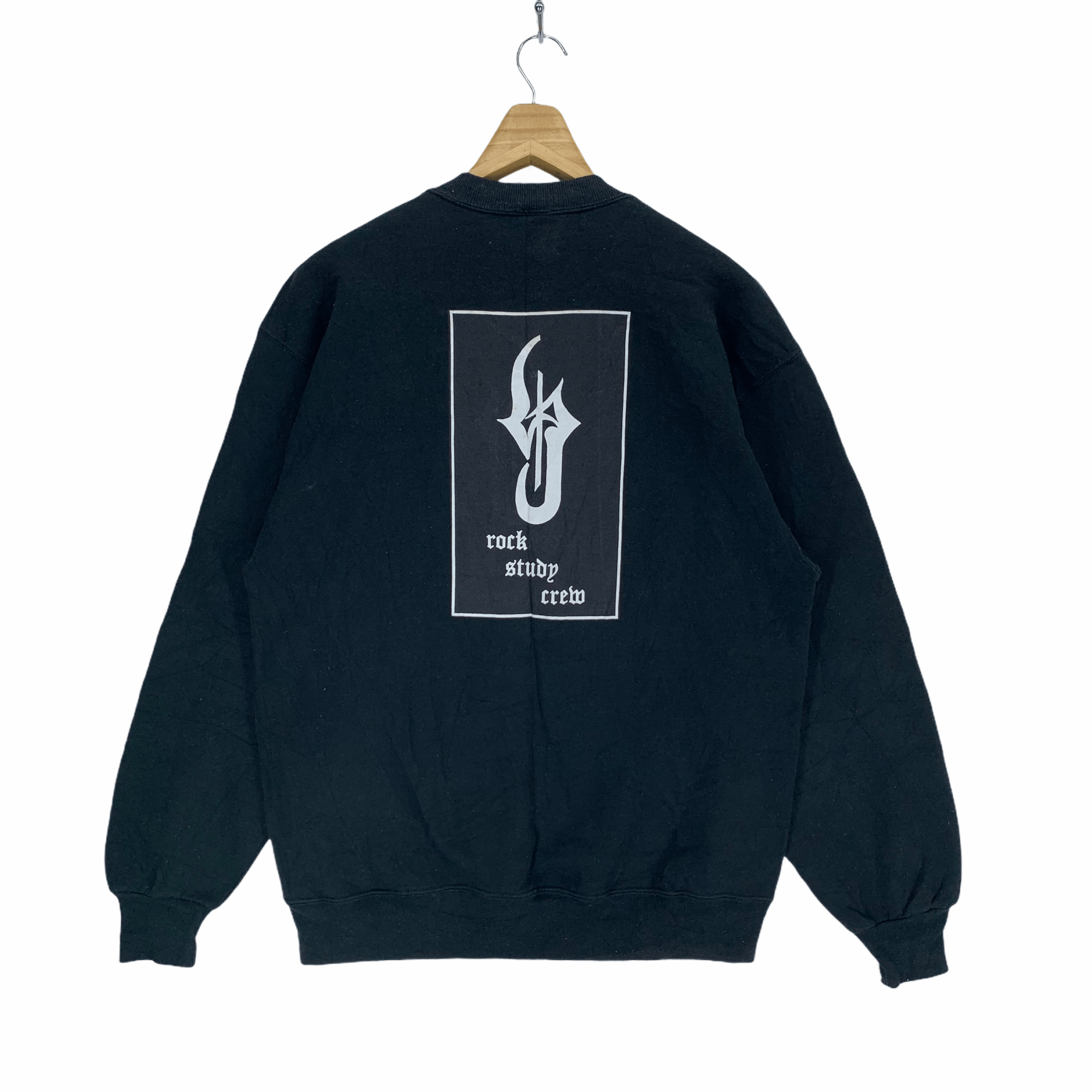 Jerzees Rare❗ Vintage Rock Study Crew Big Logo Sweatshirts #2948-46 Size US L / EU 52-54 / 3 - 1 Thumbnail