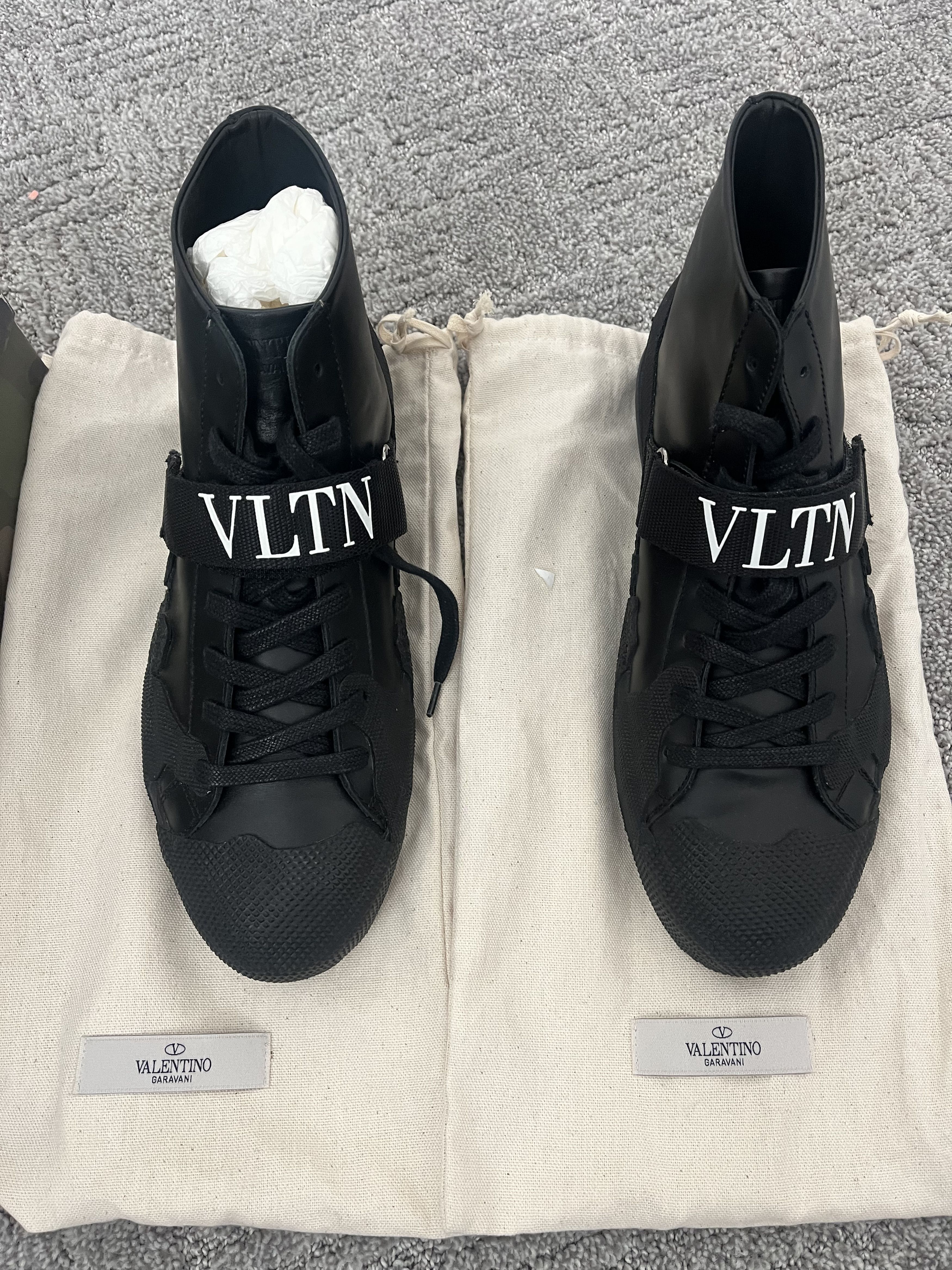 Valentino Valentino Garavani VLTN hi-top sneakers Size US 10 / EU 43 - 2 Thumbnail