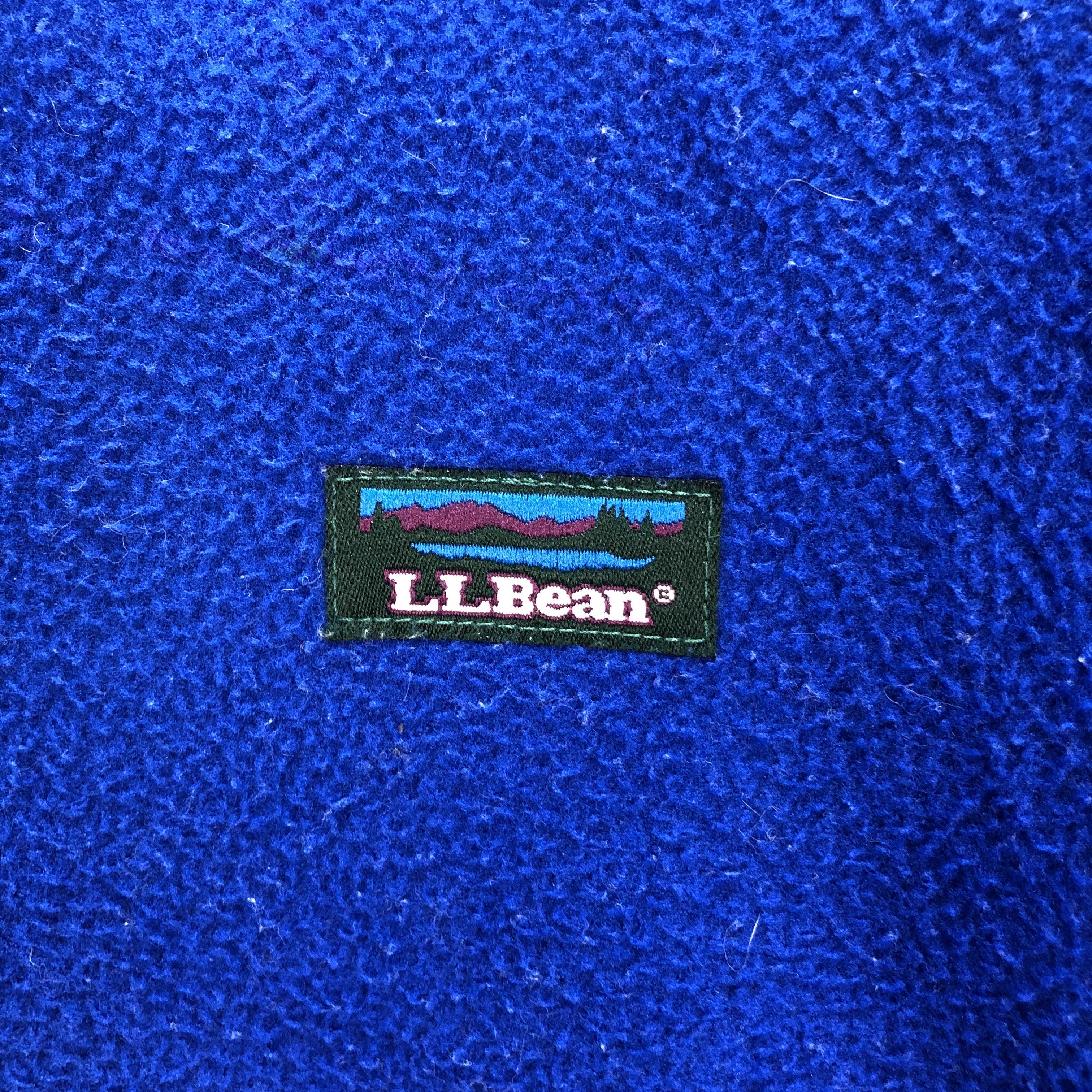L.L. Bean Vintage L.L. Bean Deep Pile Blue Fleece Jacket #5435-190 Size US S / EU 44-46 / 1 - 3 Thumbnail