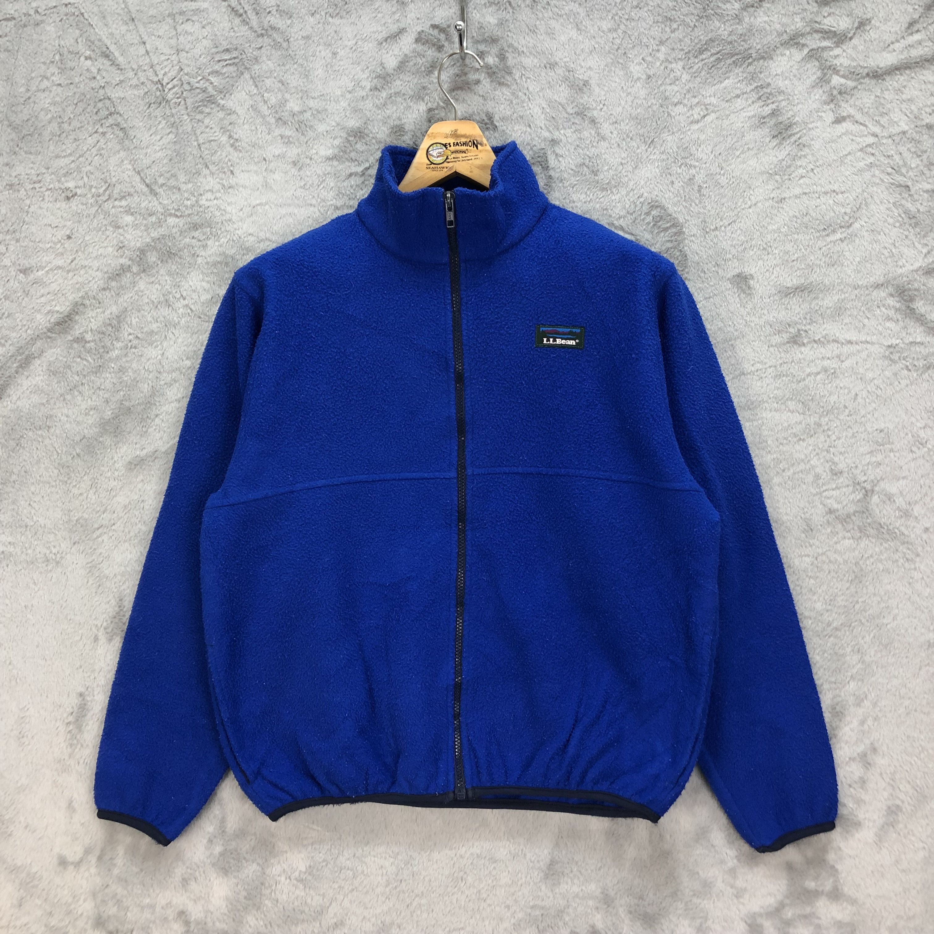 L.L. Bean Vintage L.L. Bean Deep Pile Blue Fleece Jacket #5435-190 Size US S / EU 44-46 / 1 - 1 Thumbnail