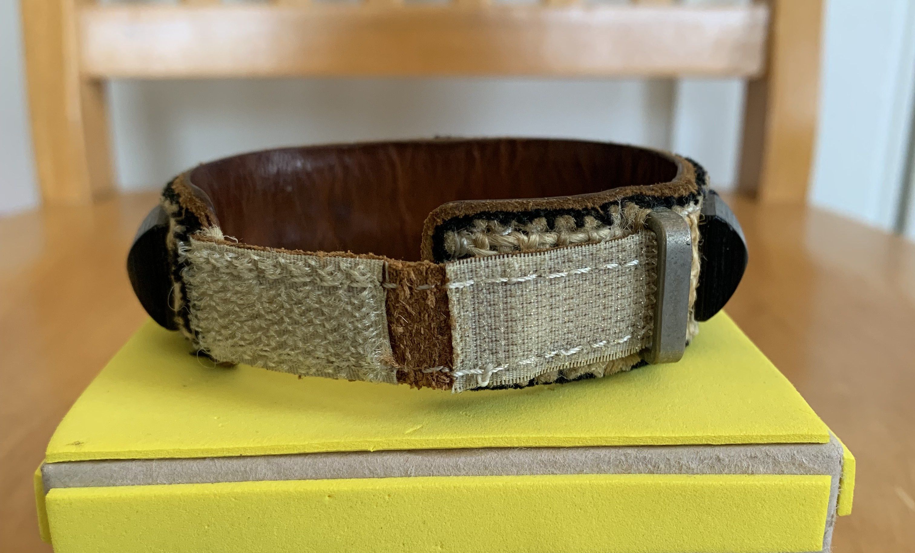 Undercover S/S 2003 Undercover "Scab" Studded Leather Bracelet Size ONE SIZE - 6 Thumbnail